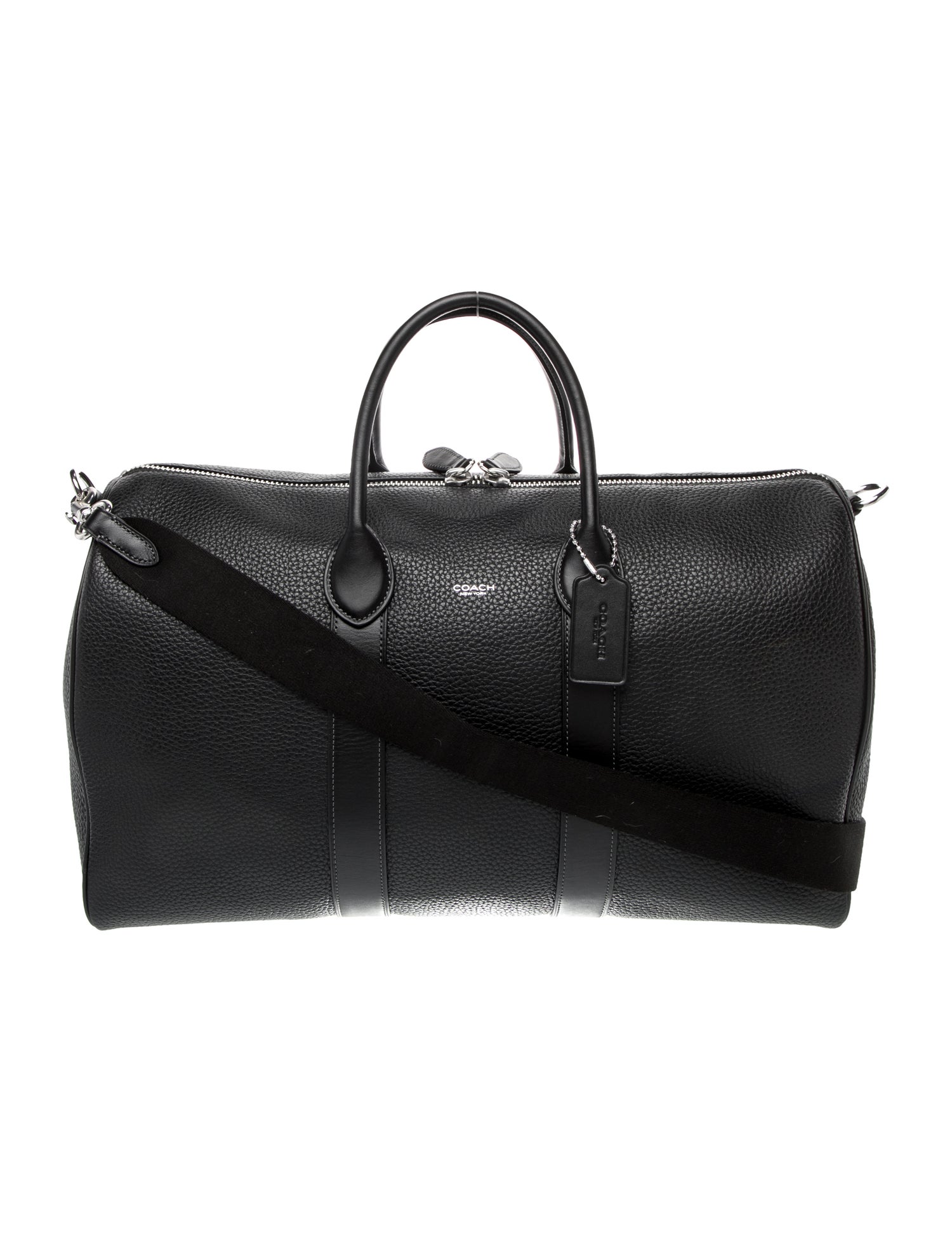 Coach Leather Weekender Bag