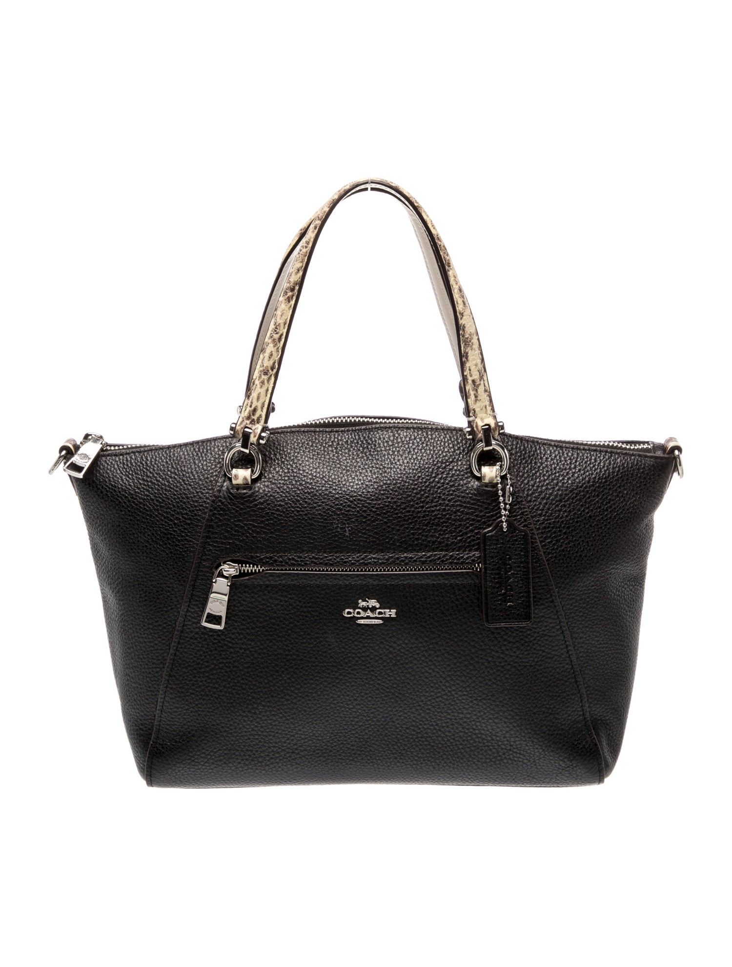 Coach Leather Top Handle Bag
