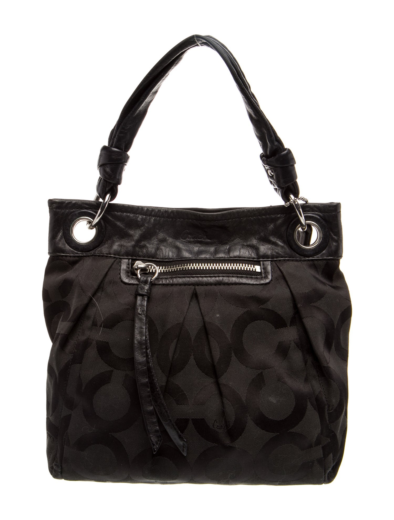 Coach Leather Top Handle Bag