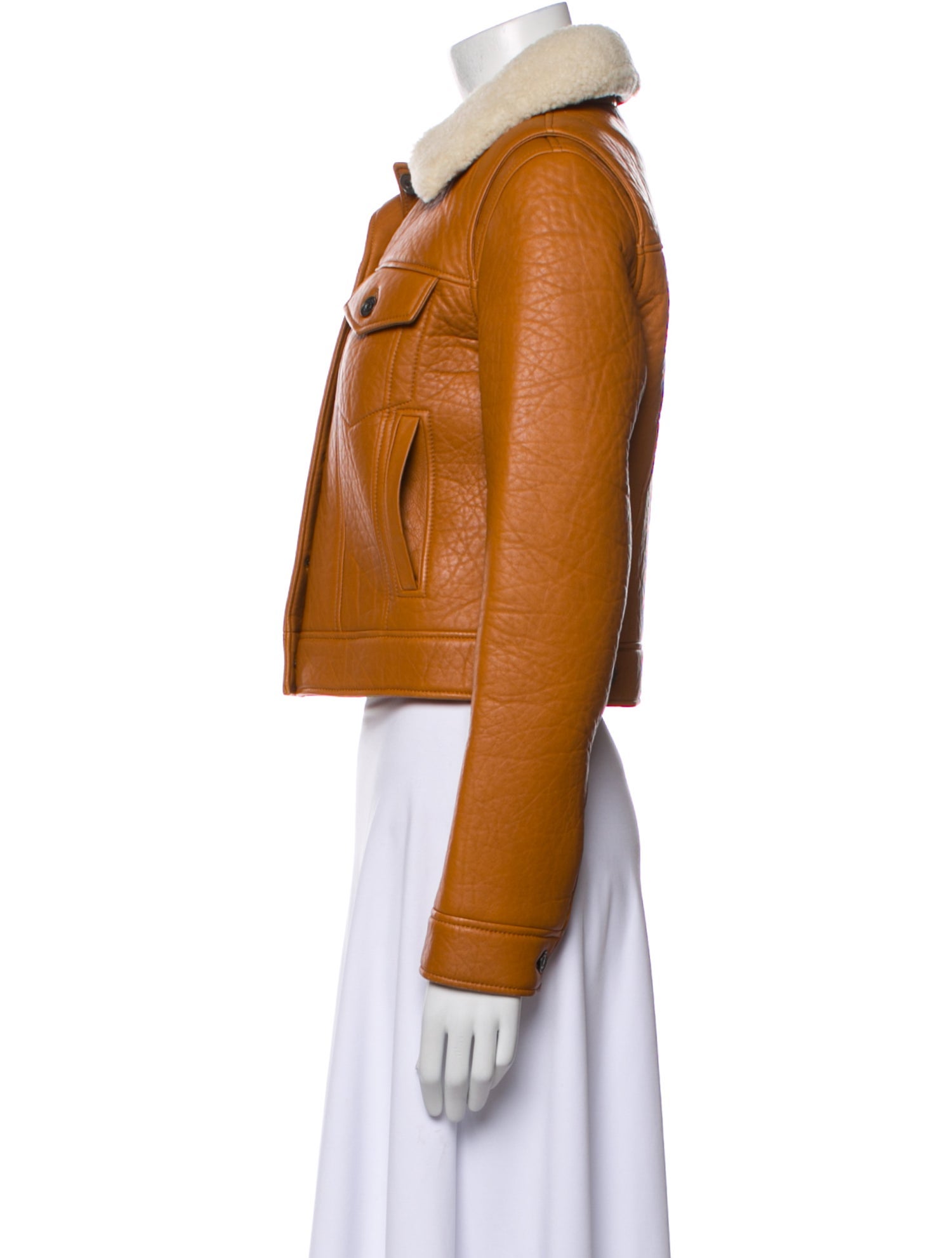 Coach Lamb Leather Fur Jacket