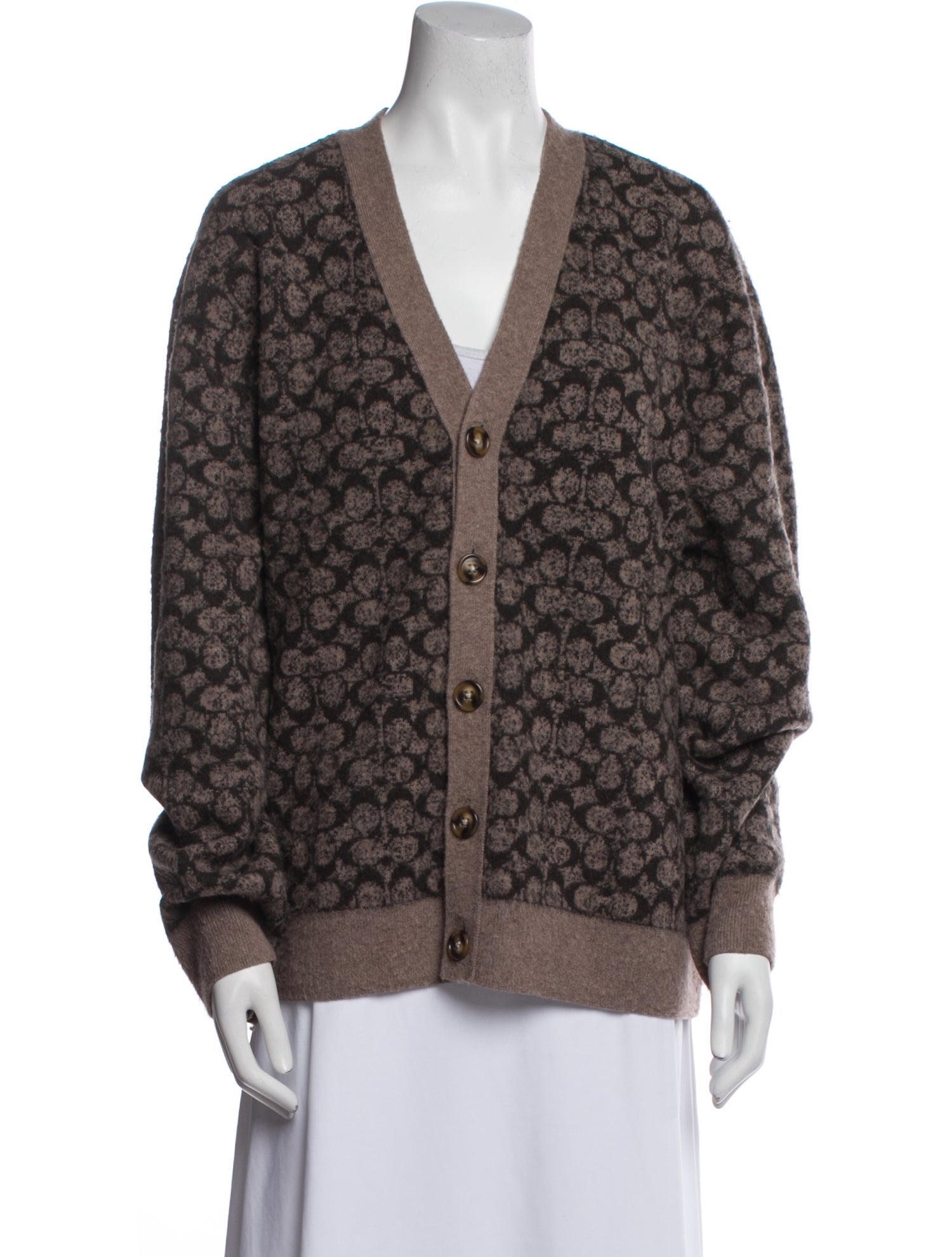 Coach Wool Printed Sweater