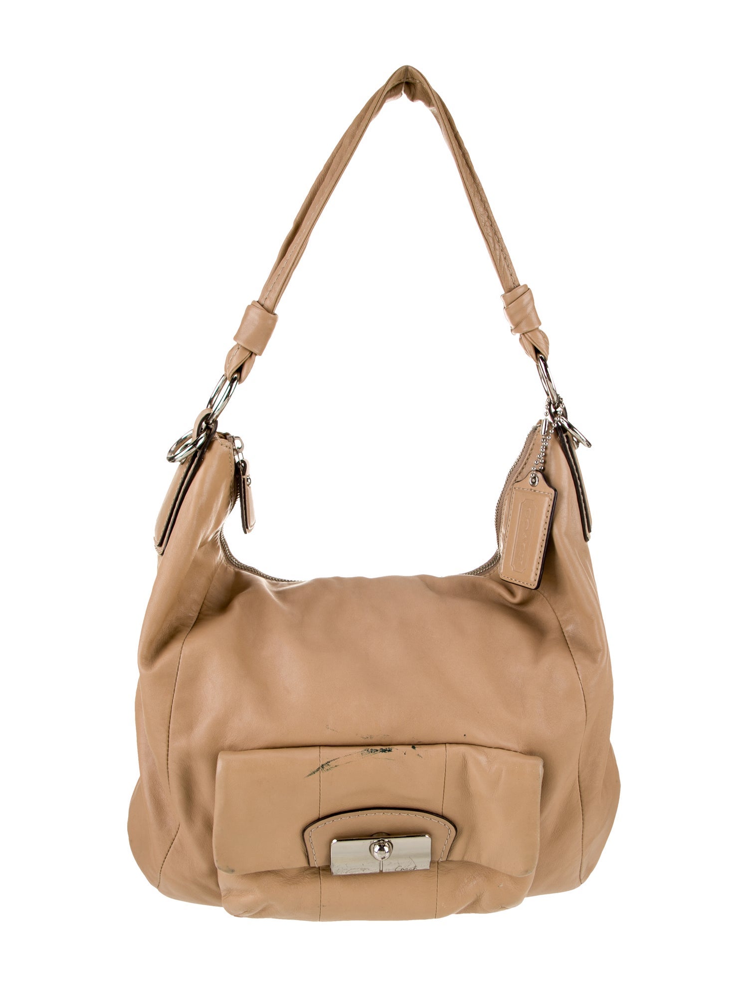 Coach Leather Top Handle Bag