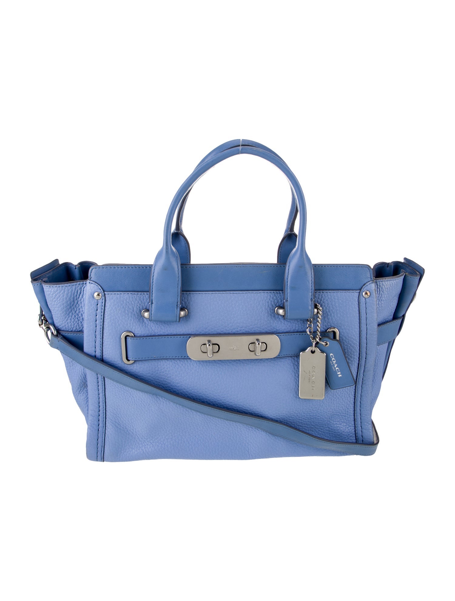 Coach Leather Top Handle Bag