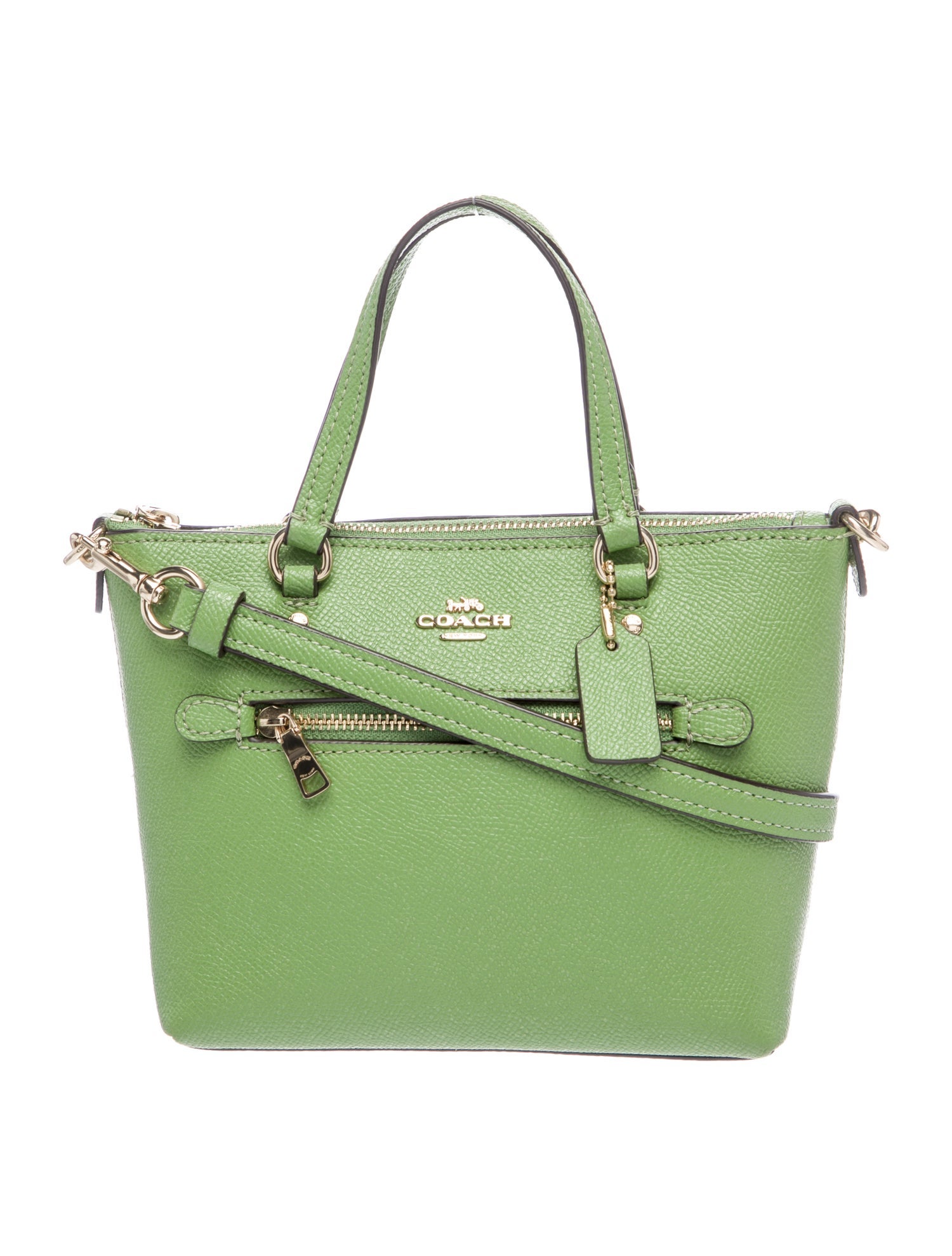 Coach Leather Top Handle Bag