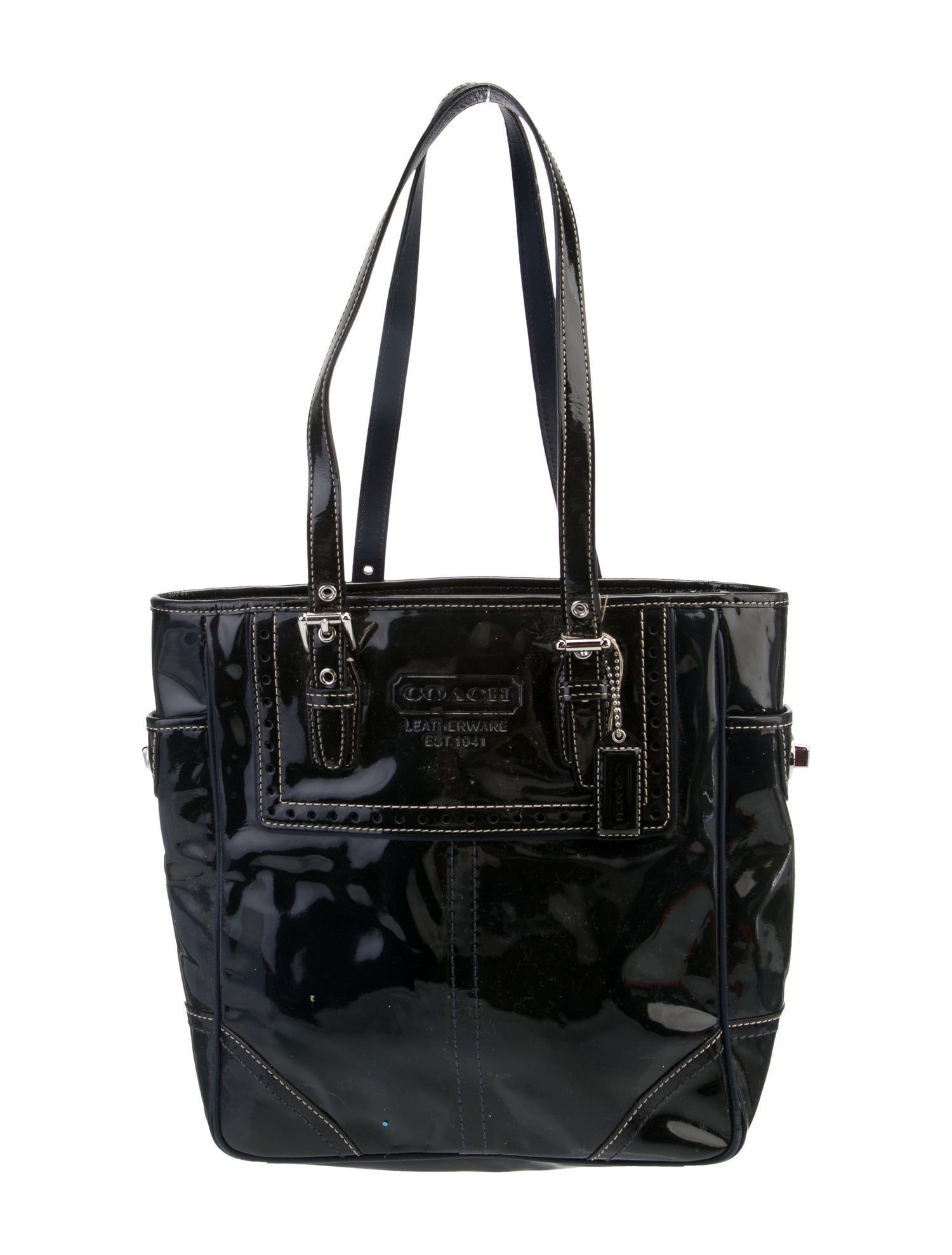 Coach Patent Leather Shoulder Bag