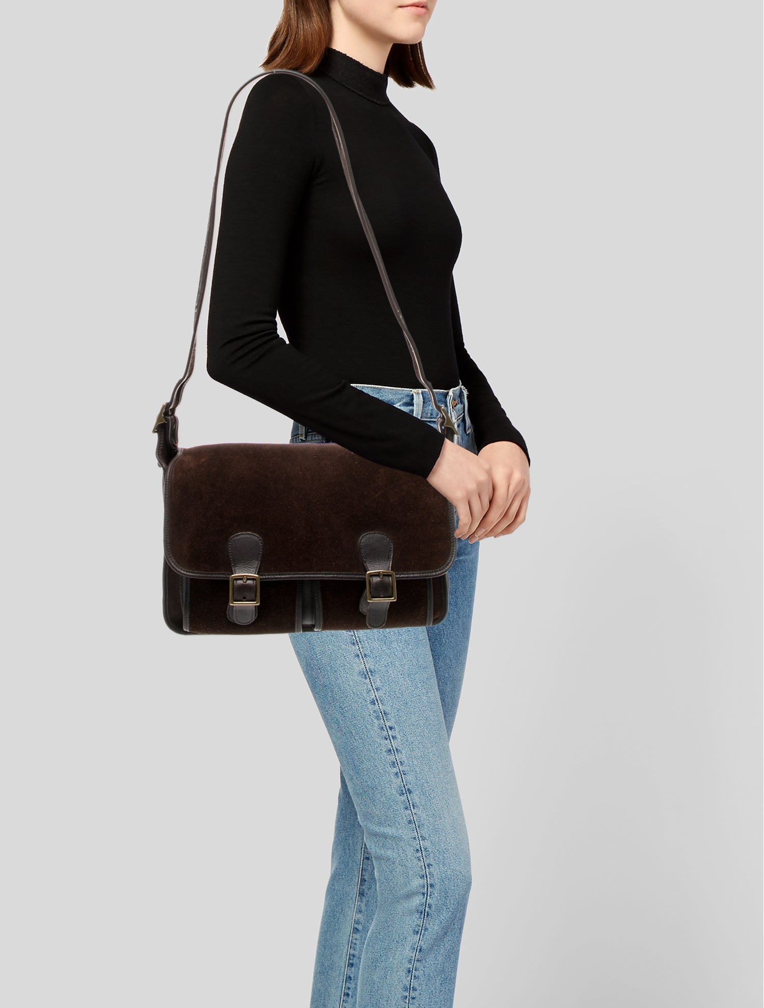 Coach Leather Messenger Bag Vintage