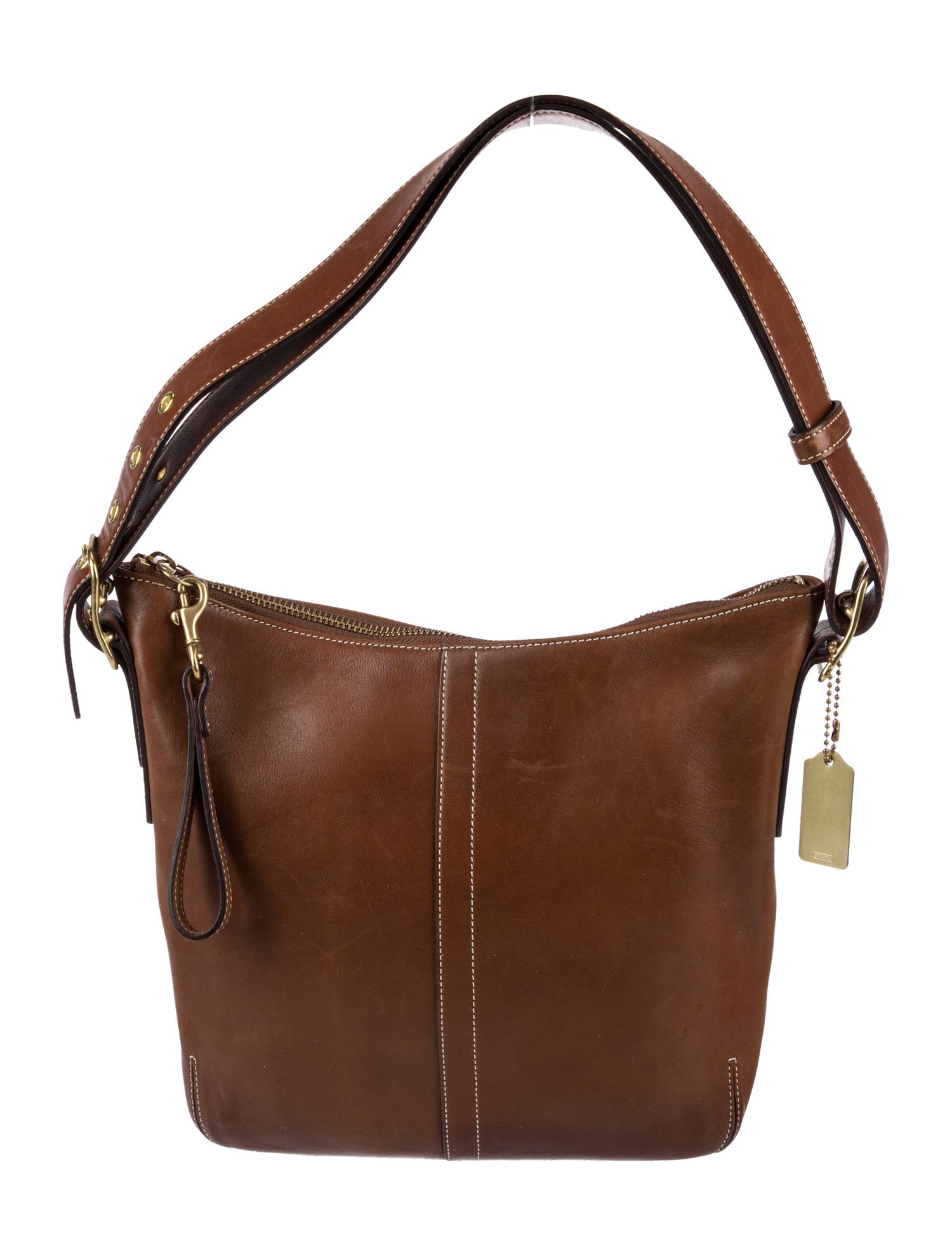 Coach Leather Top Handle Bag