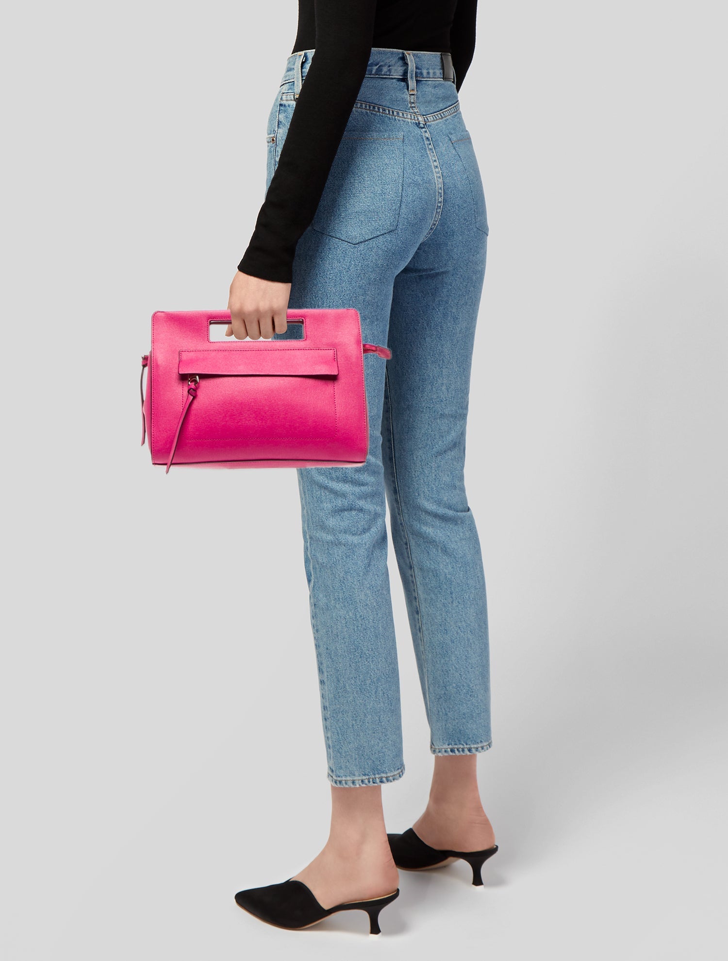 Coach Leather Top Handle Bag