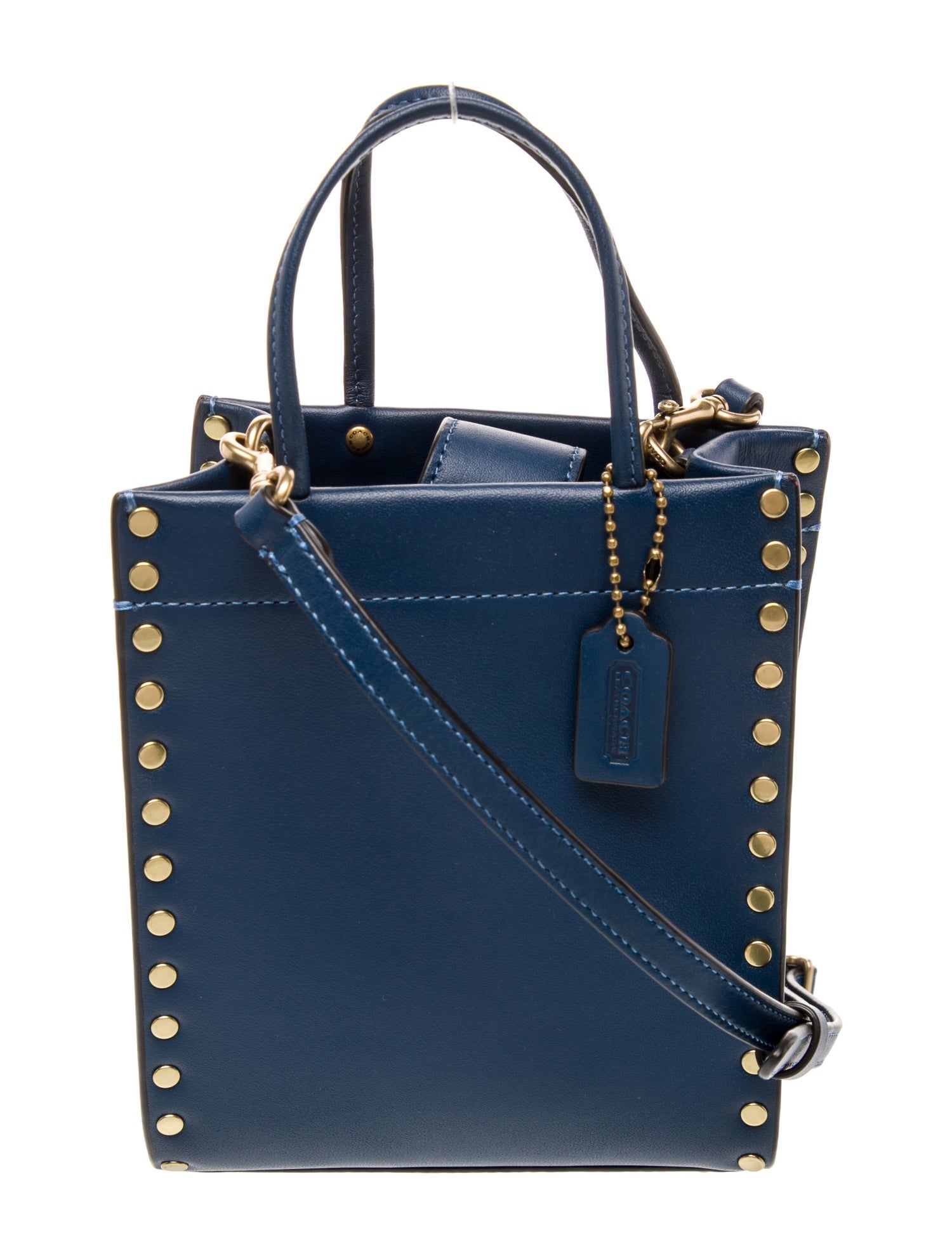 Coach Leather Top Handle Bag