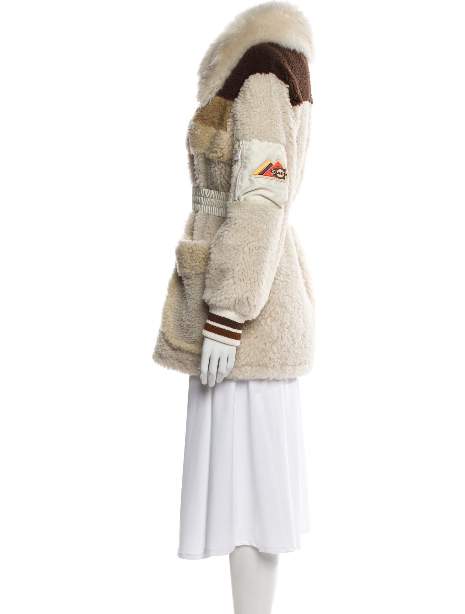 Coach Shearling Fur Coat