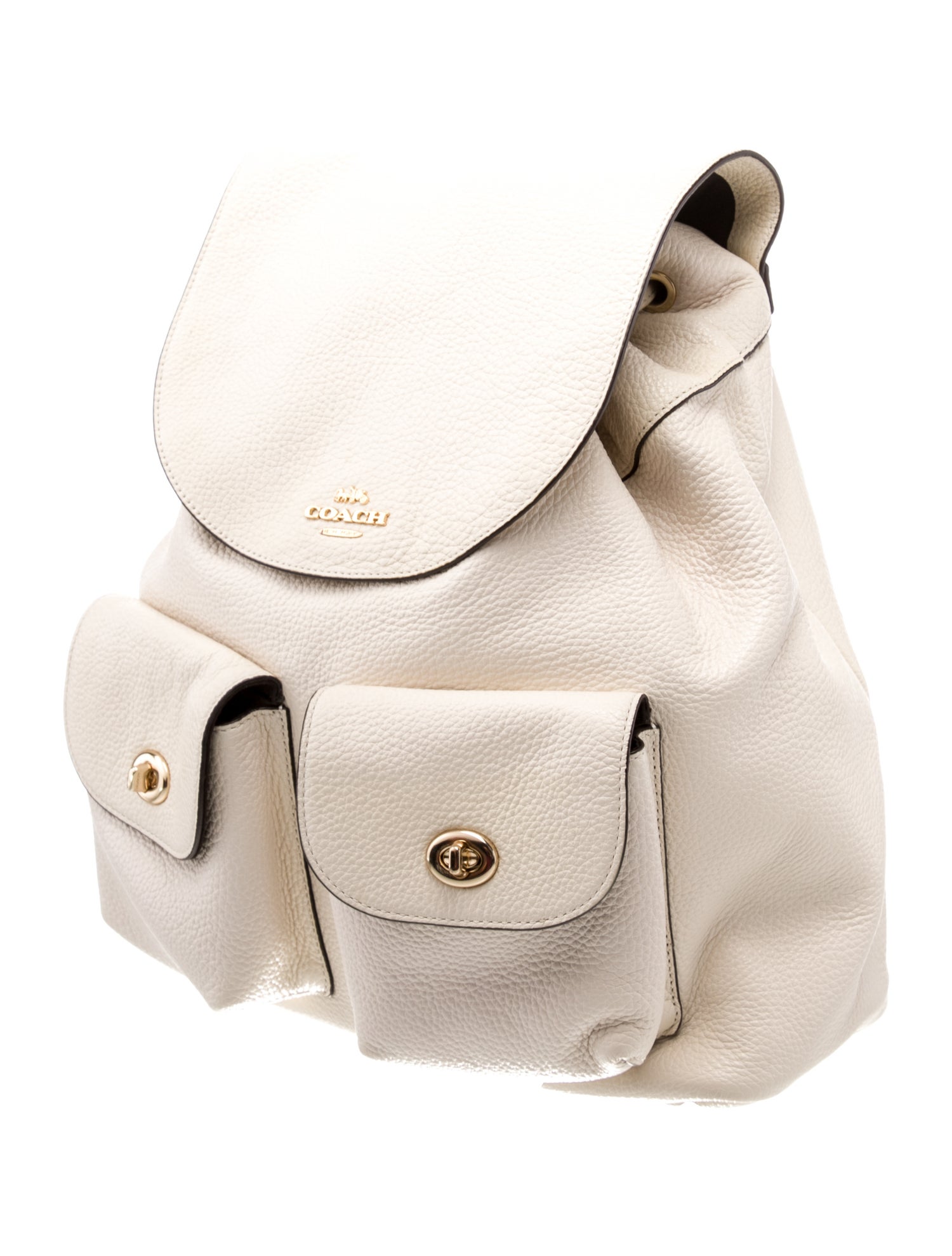 Coach Leather Backpack