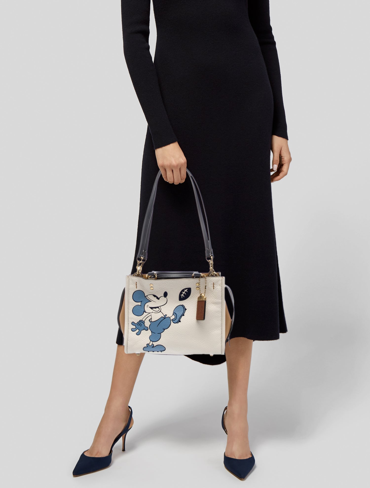 Coach Leather Top Handle Bag