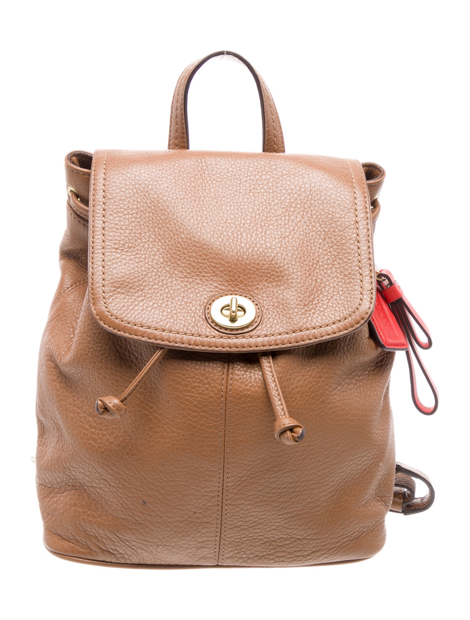 Coach Leather Backpack