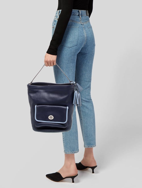 Coach Leather Bucket Bag