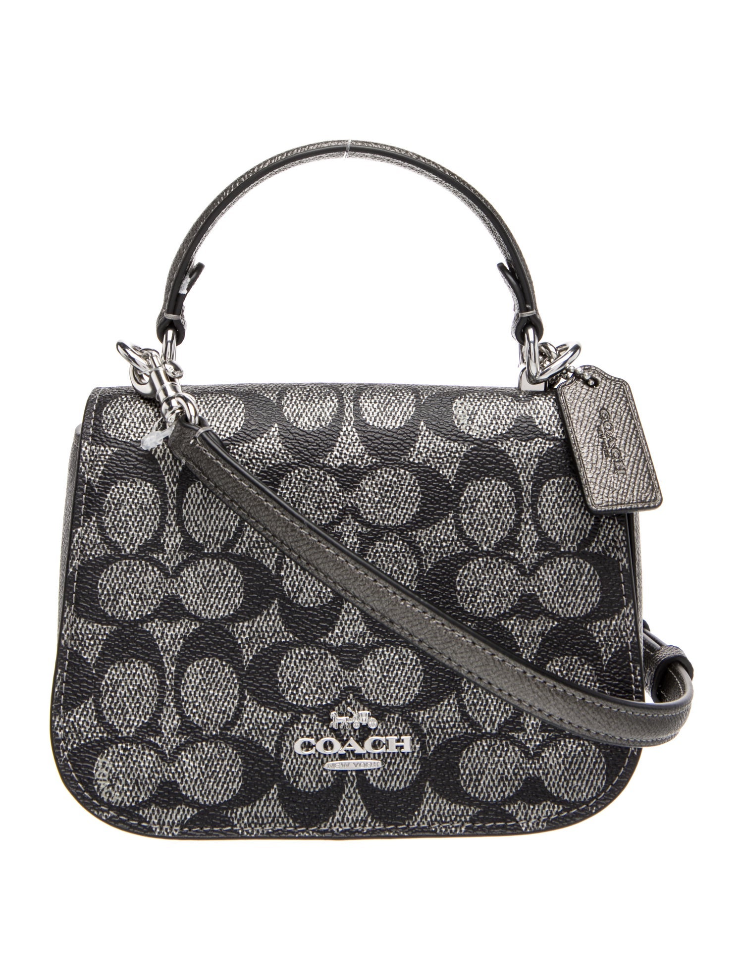 Coach Leather Top Handle Bag w/ Tags