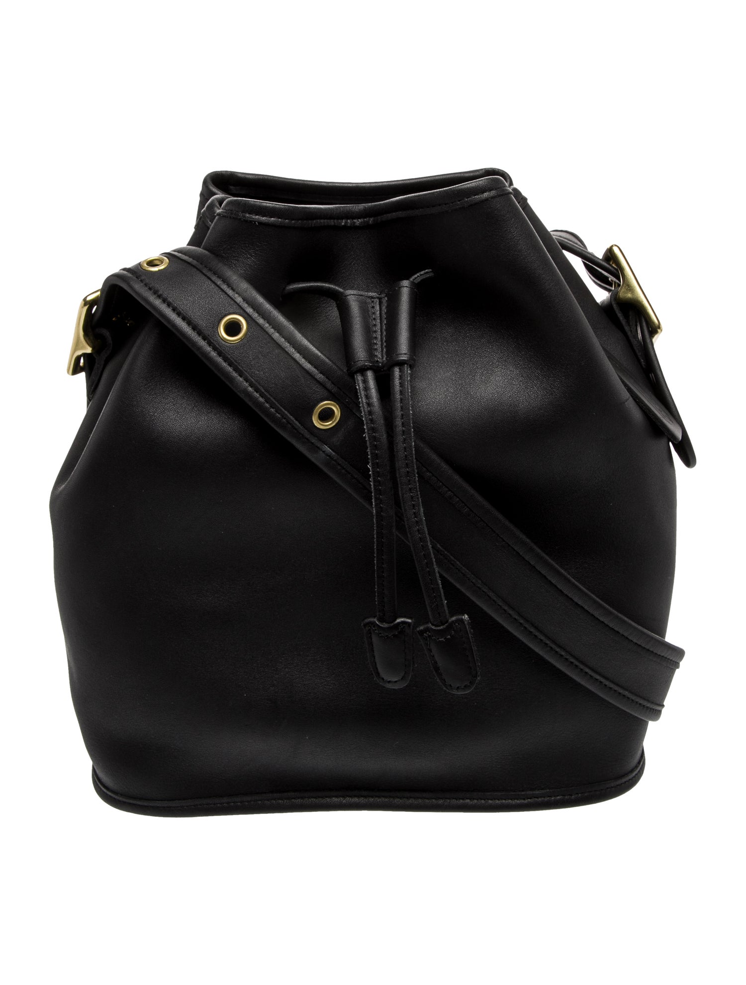 Coach Leather Bucket Bag
