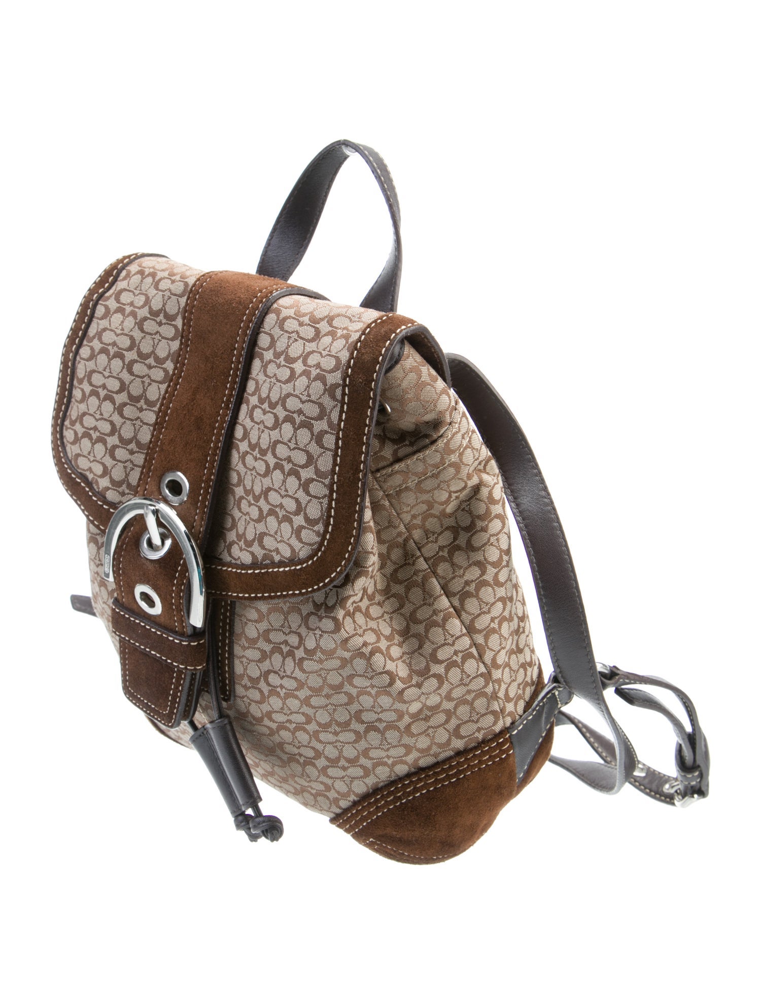 Coach Canvas Backpack