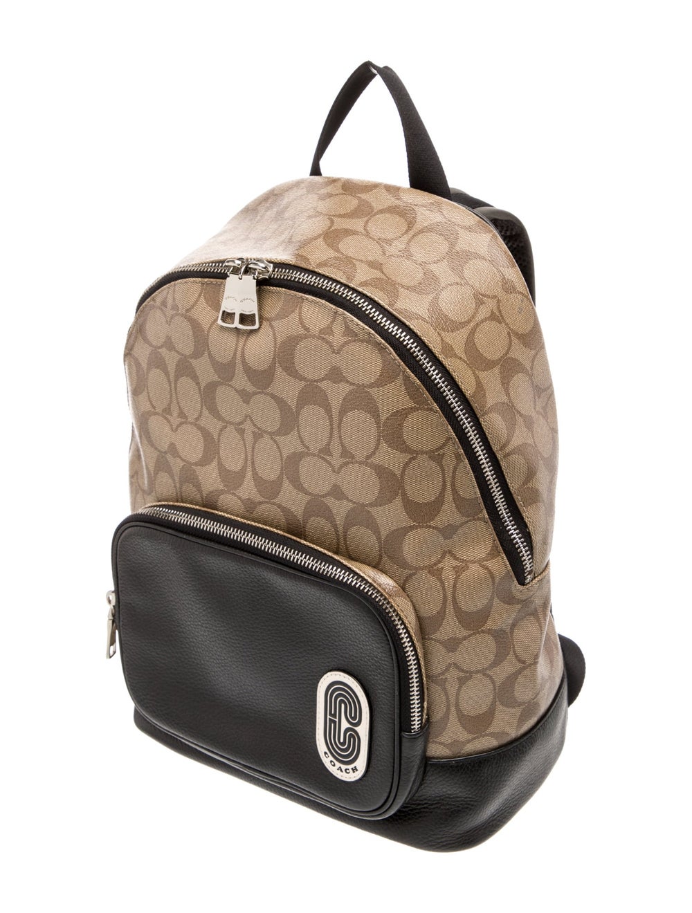 Coach Backpack Neutrals Monogram Pattern Silver-T… - image 2