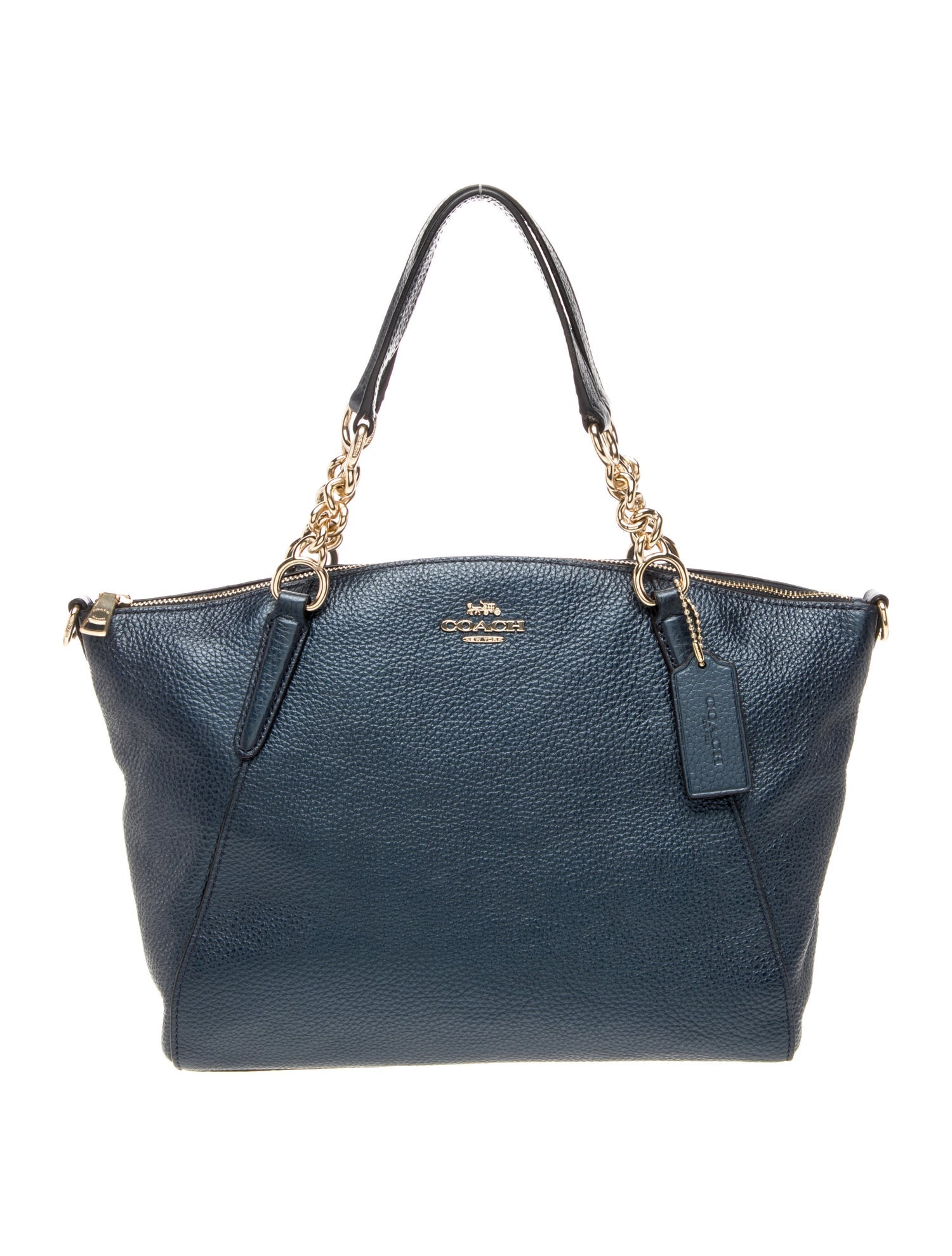 Coach Leather Top Handle Bag