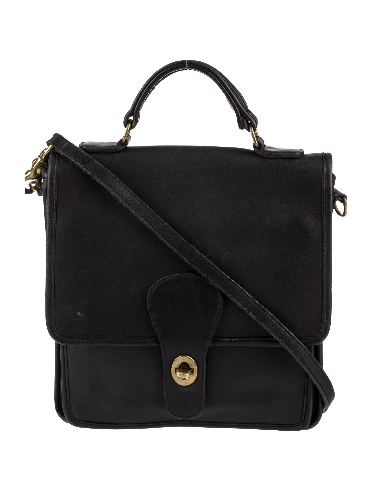 Coach Leather Top Handle Bag