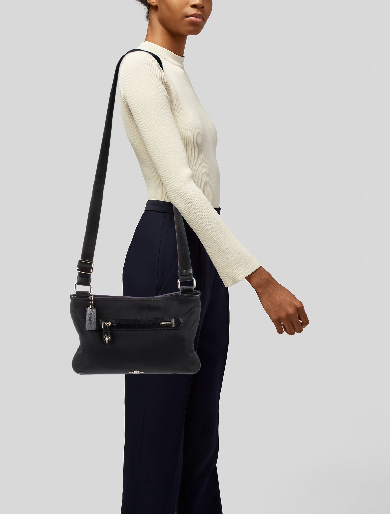 Coach Leather Messenger Bag