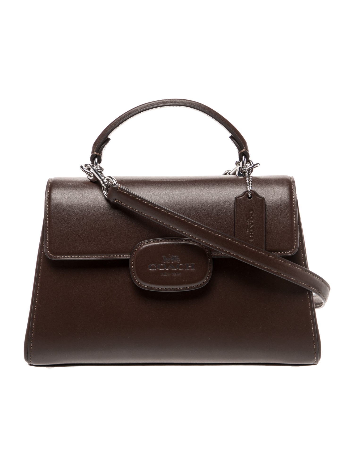 Coach Leather Top Handle Bag