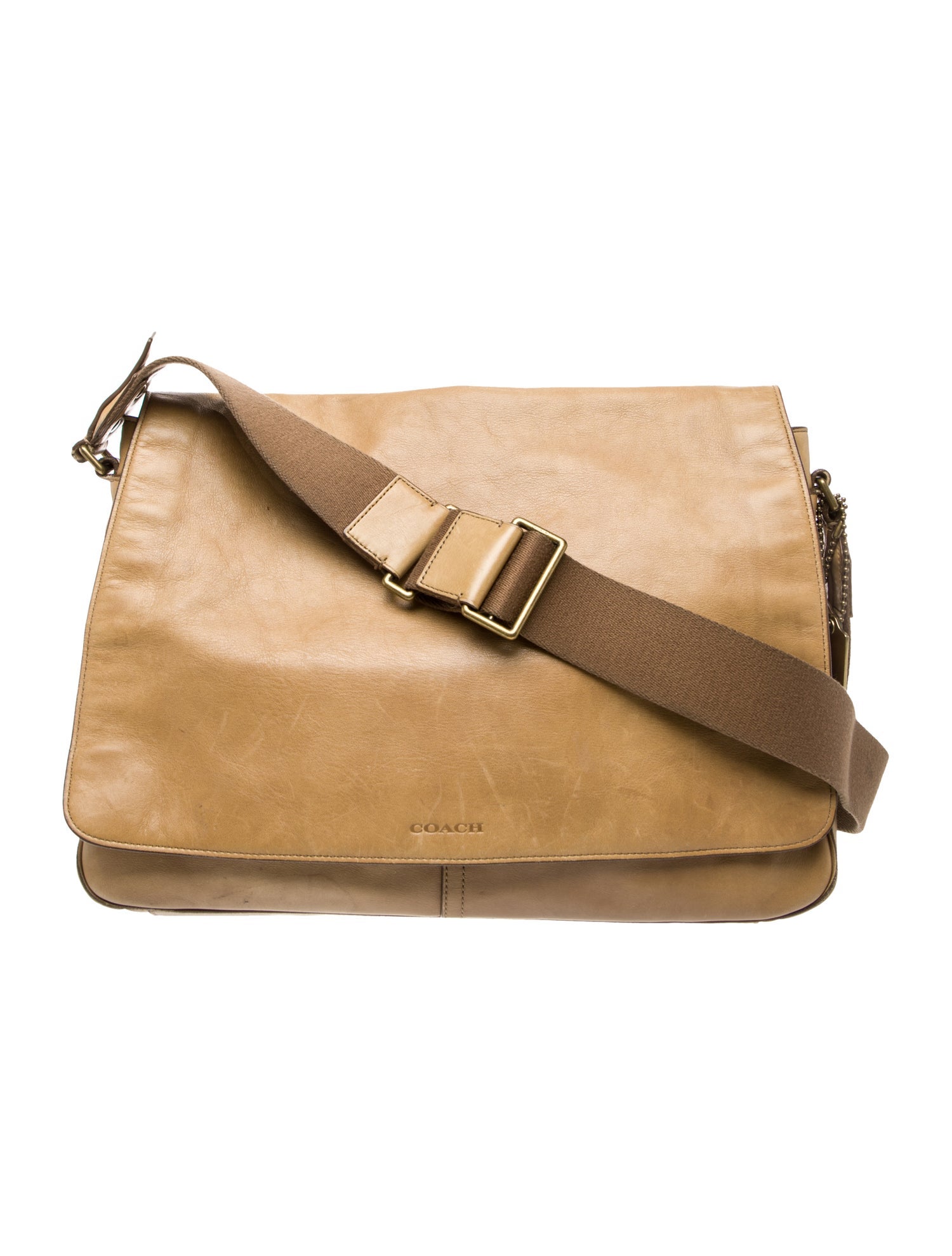 Coach Leather Messenger Bag