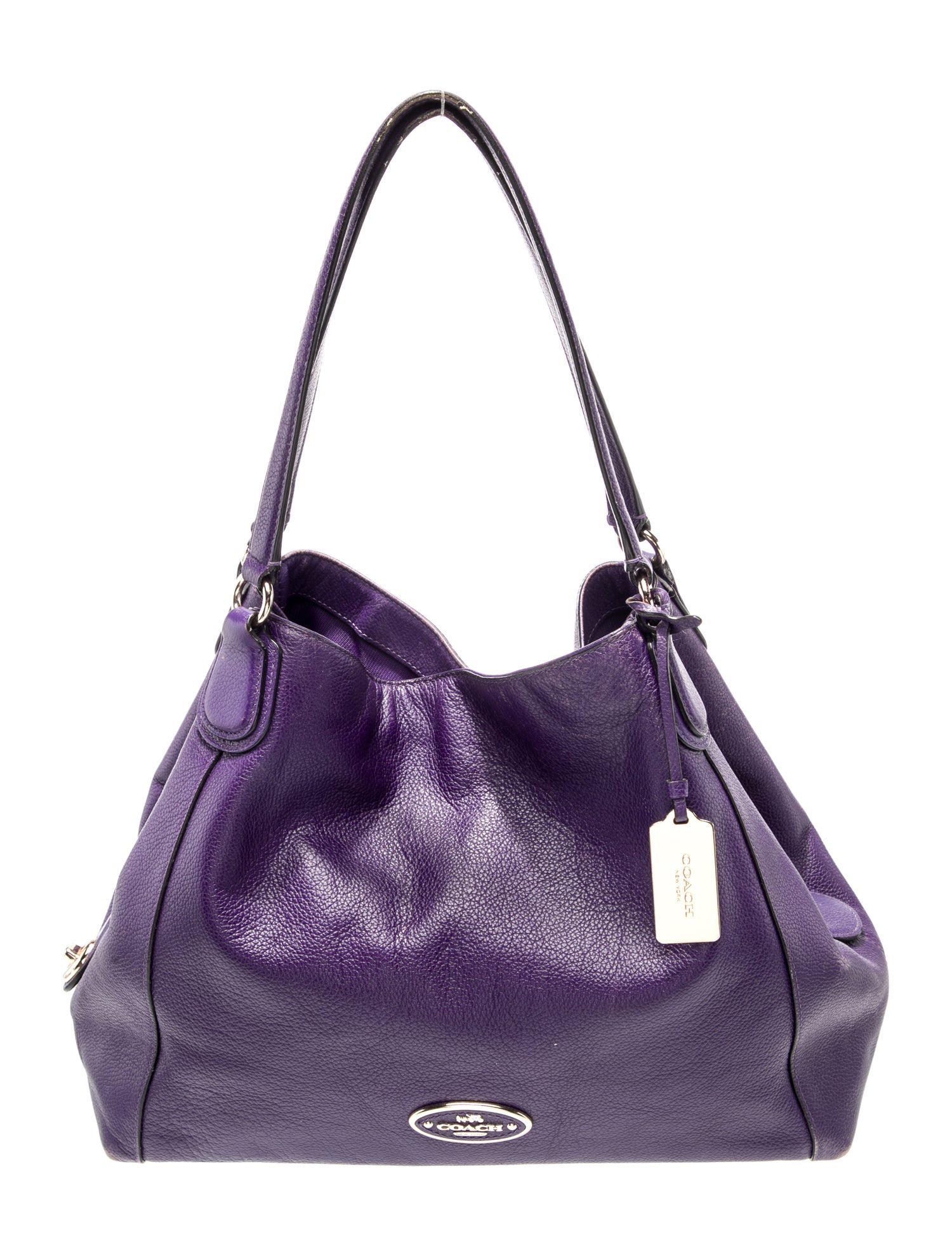 Coach Leather Top Handle Bag