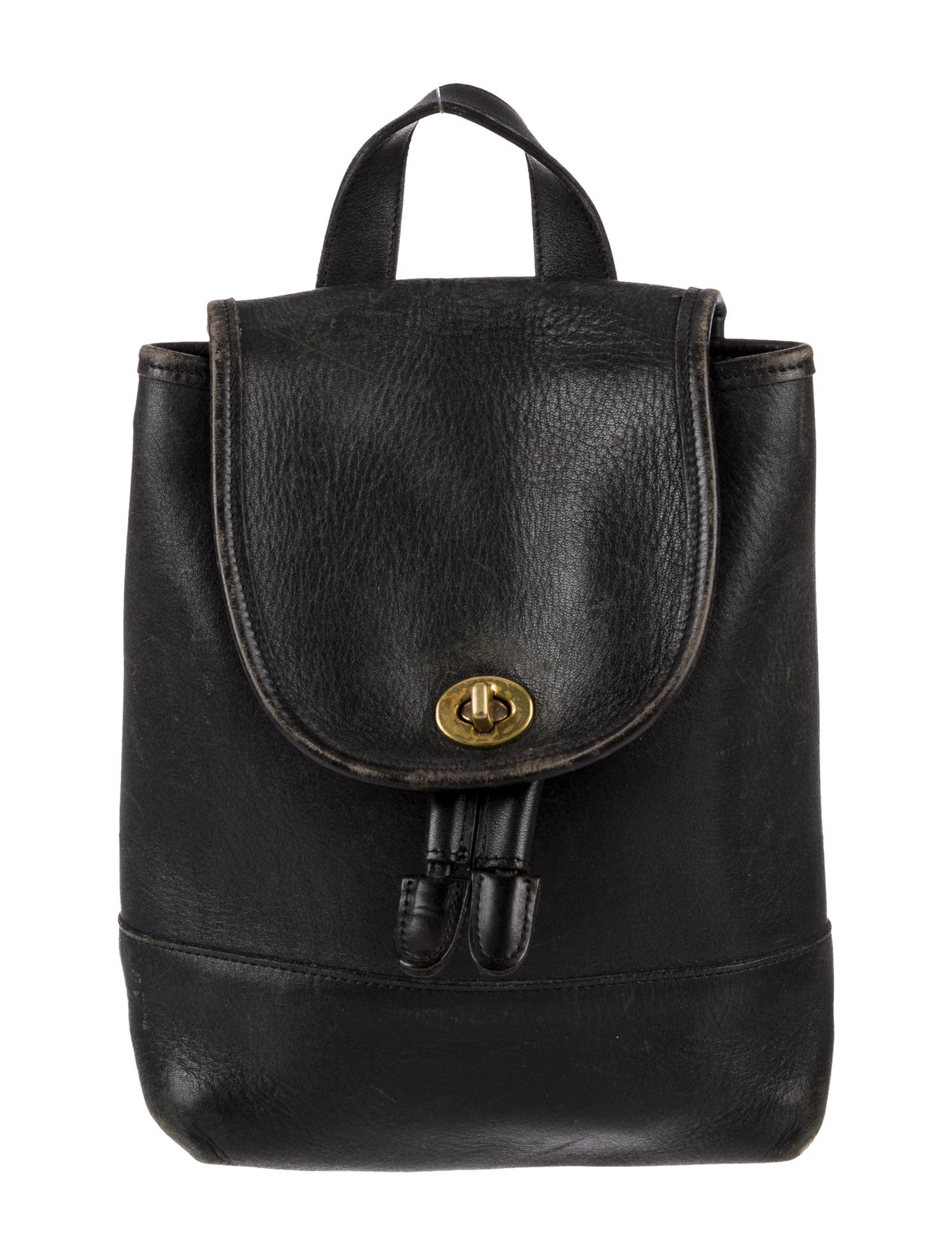 Coach Leather Backpack