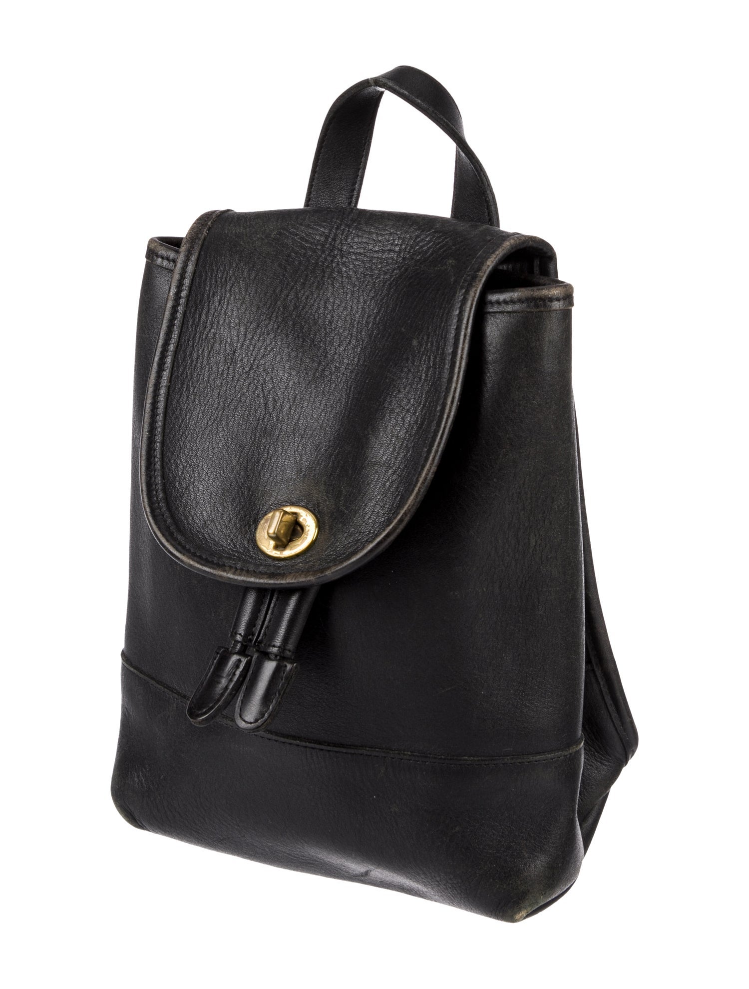 Coach Leather Backpack