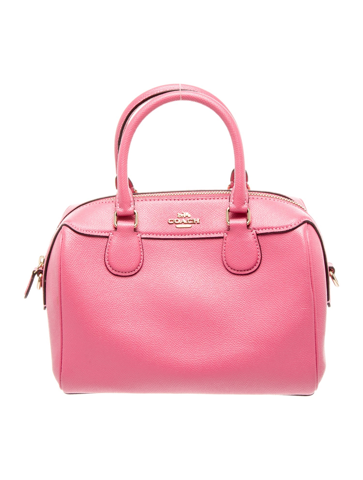 Coach Saffiano Leather Top Handle Bag