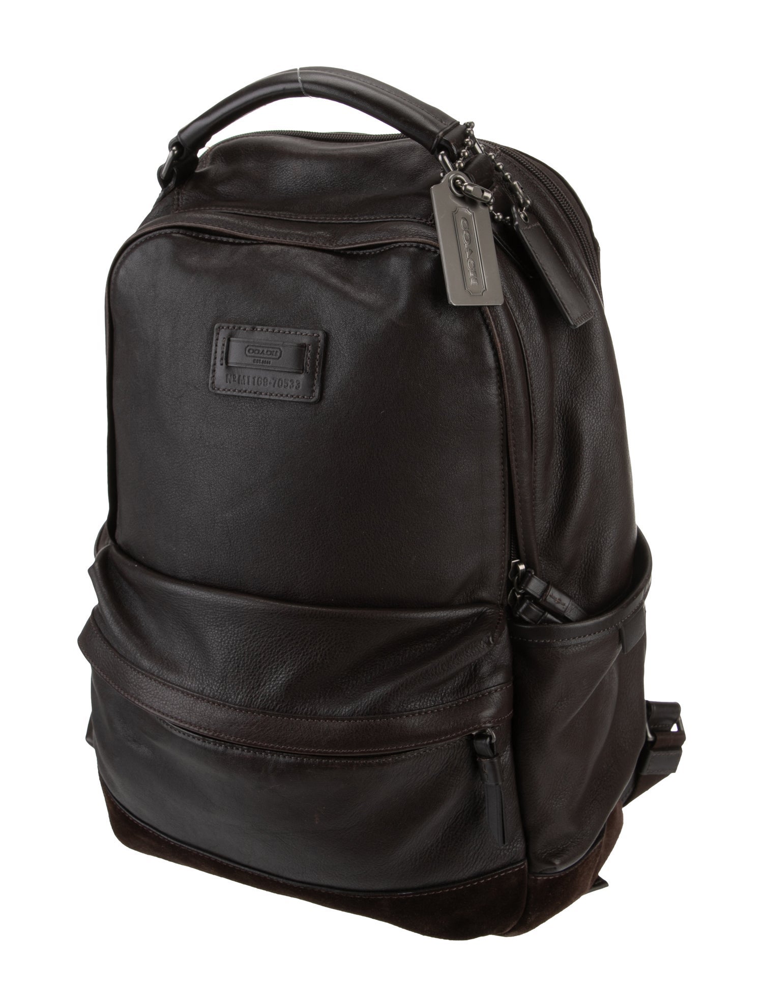 Coach Leather Backpack