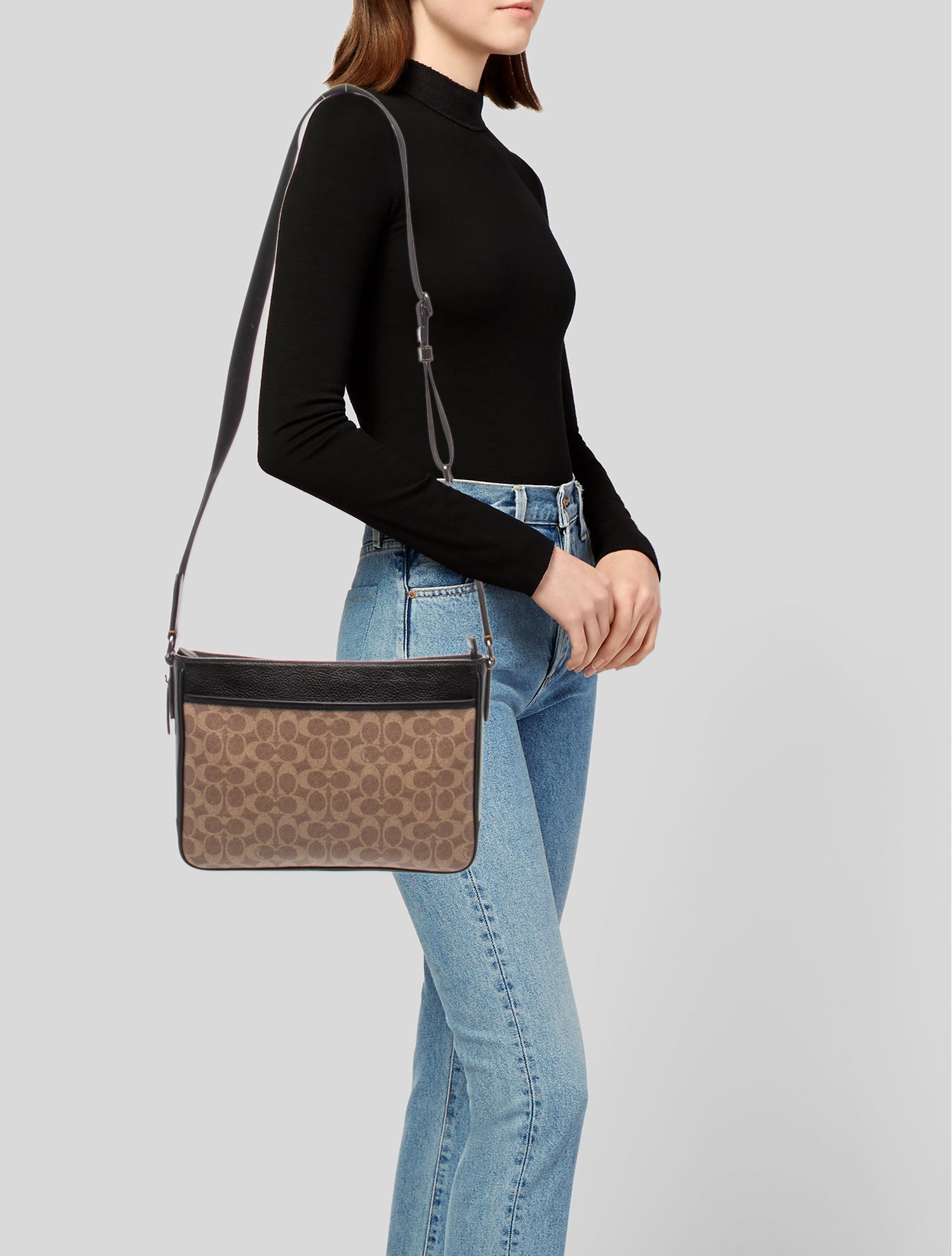 Coach Leather Messenger Bag