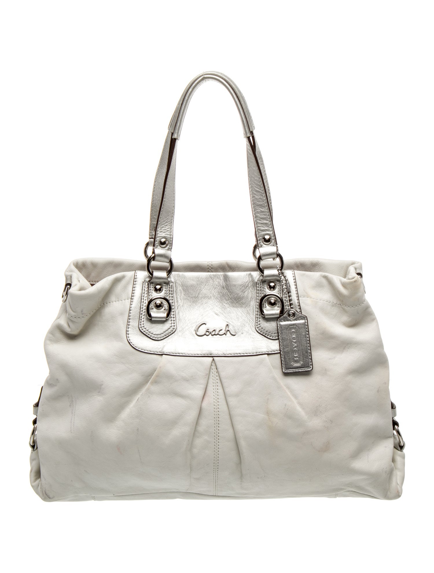 Coach Leather Top Handle Bag