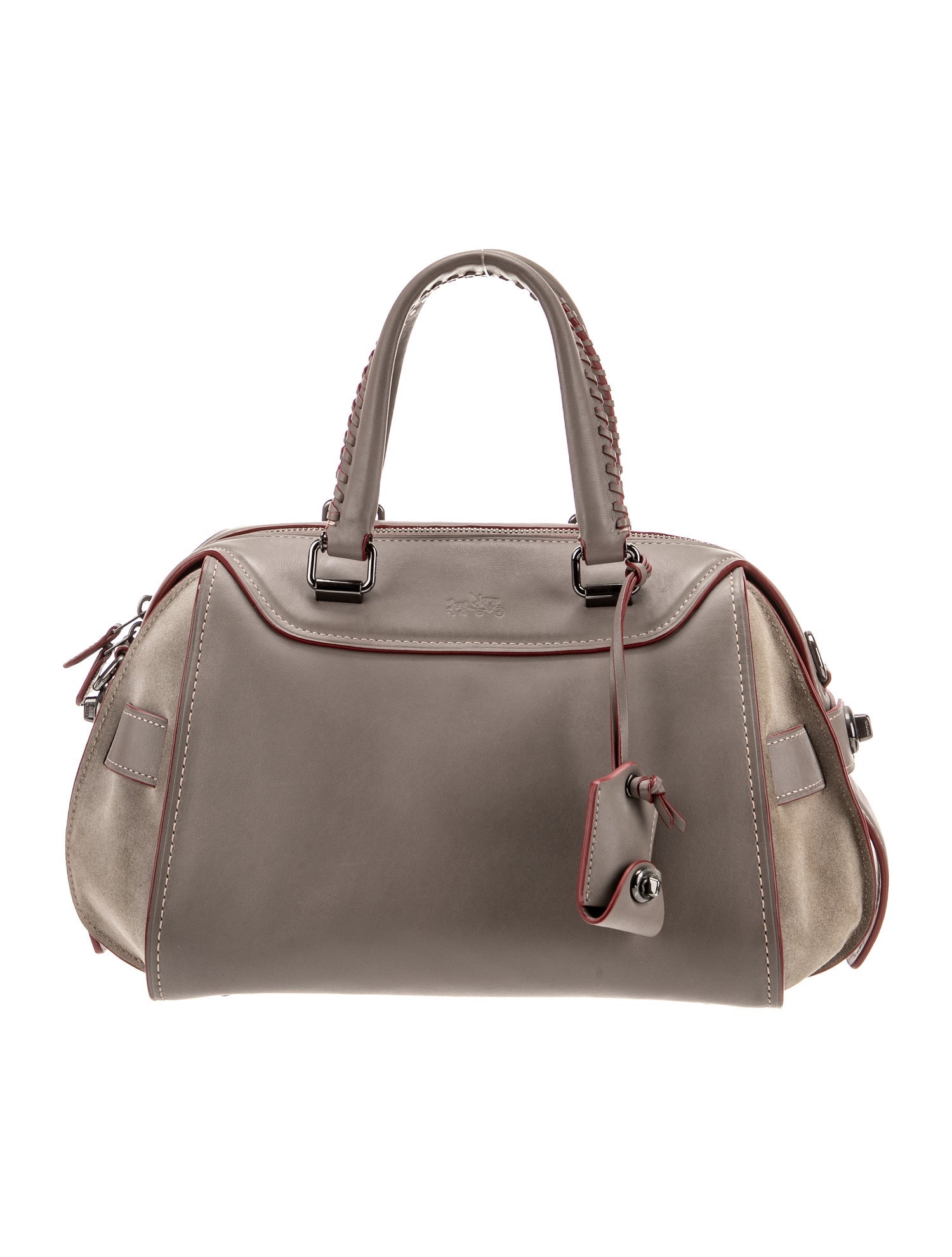 Coach Leather Top Handle Bag