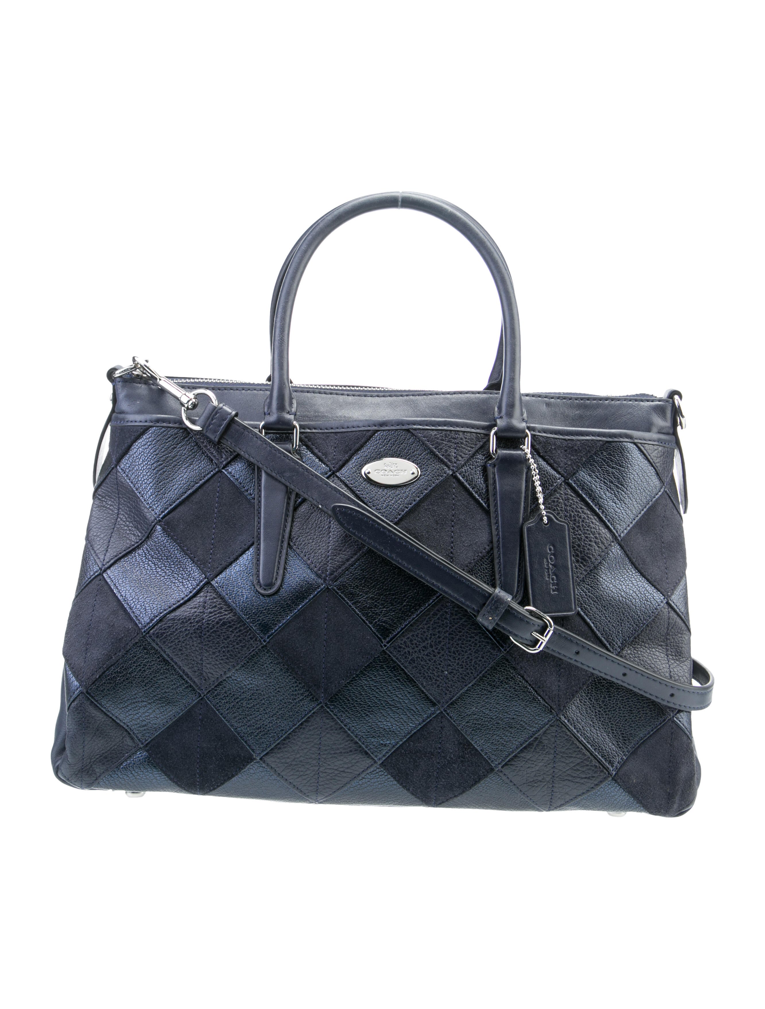 Coach Leather Top Handle Bag