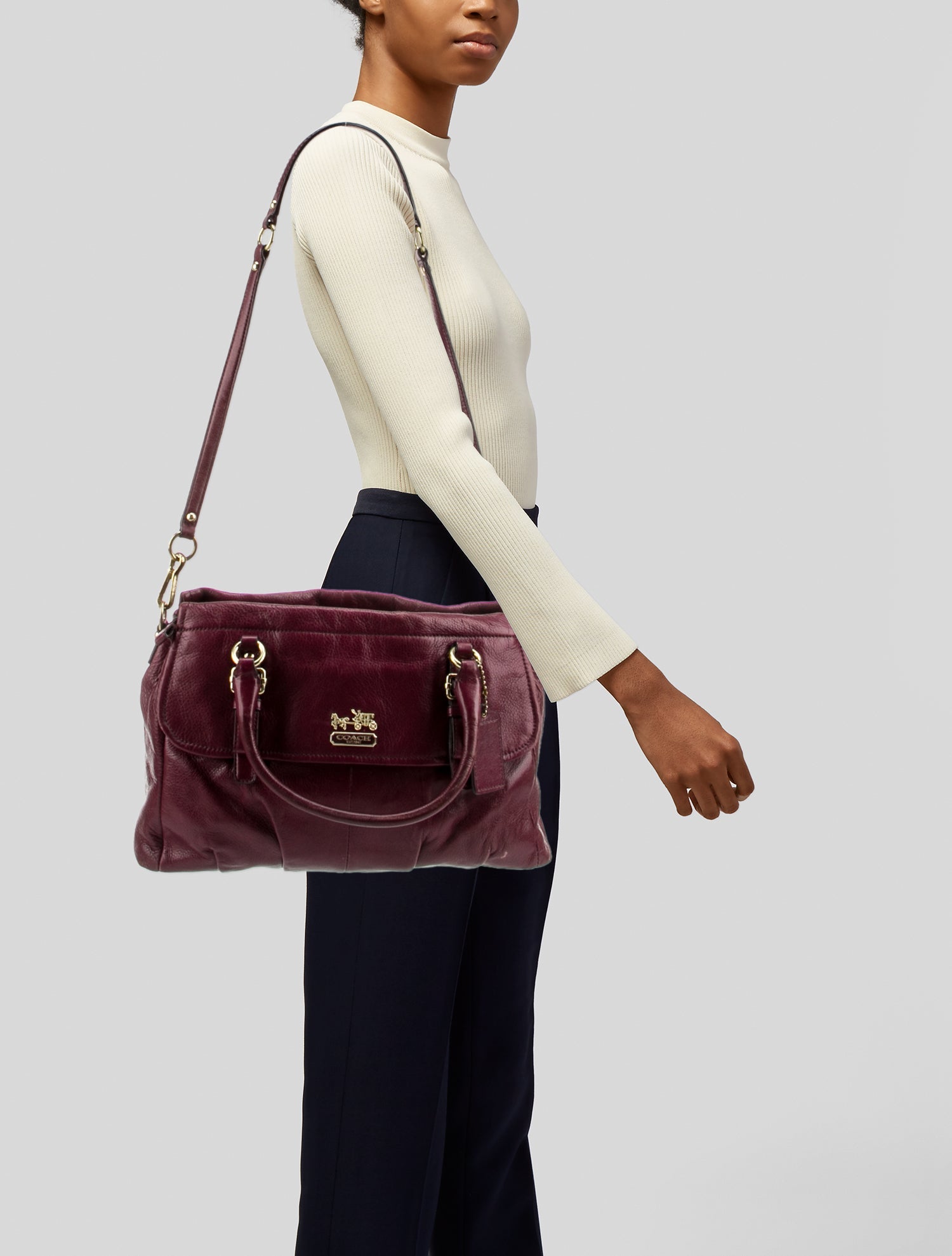 Coach Tessuto Nylon Top Handle Bag