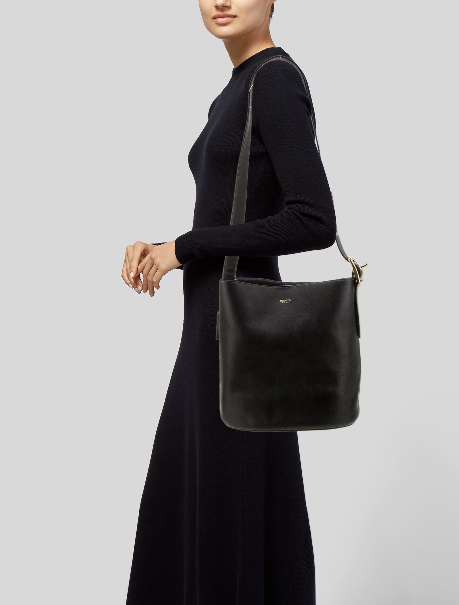 Coach Leather Shoulder Bag