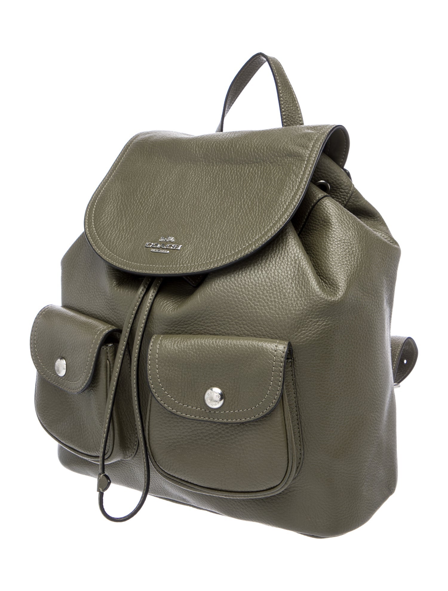 Coach Leather Backpack