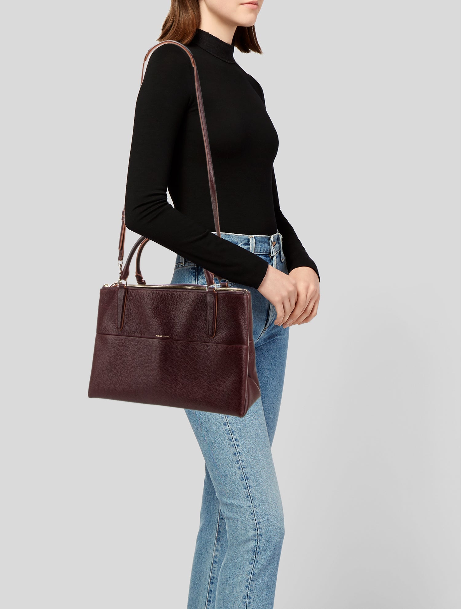 Coach Leather Shoulder Bag