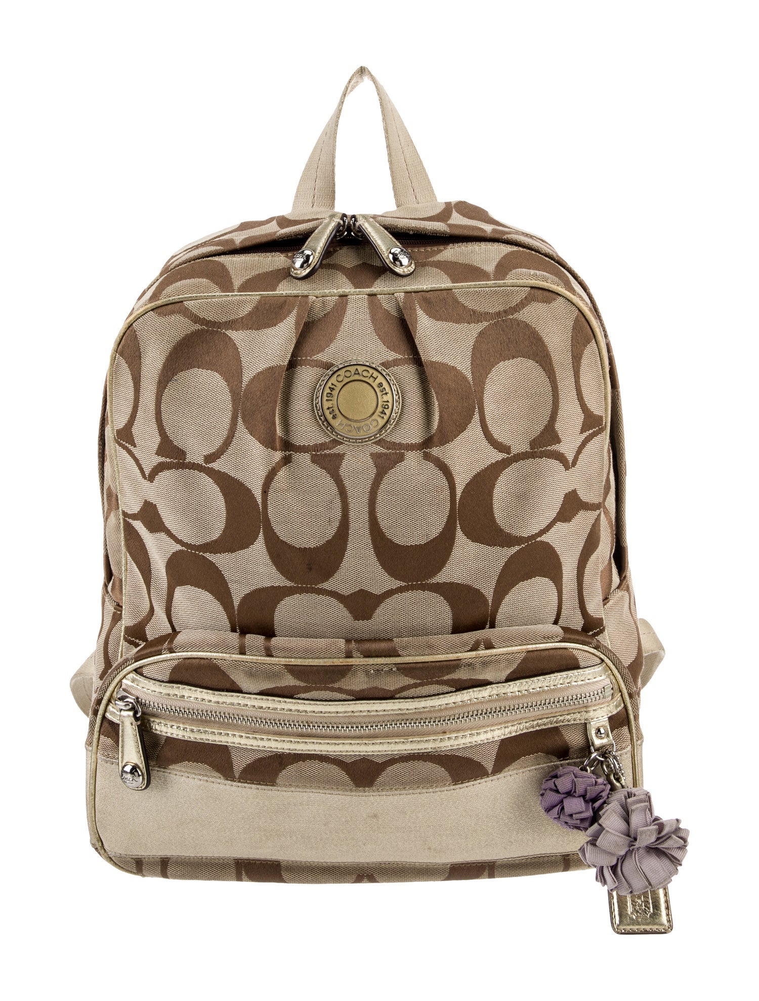Coach Canvas Backpack