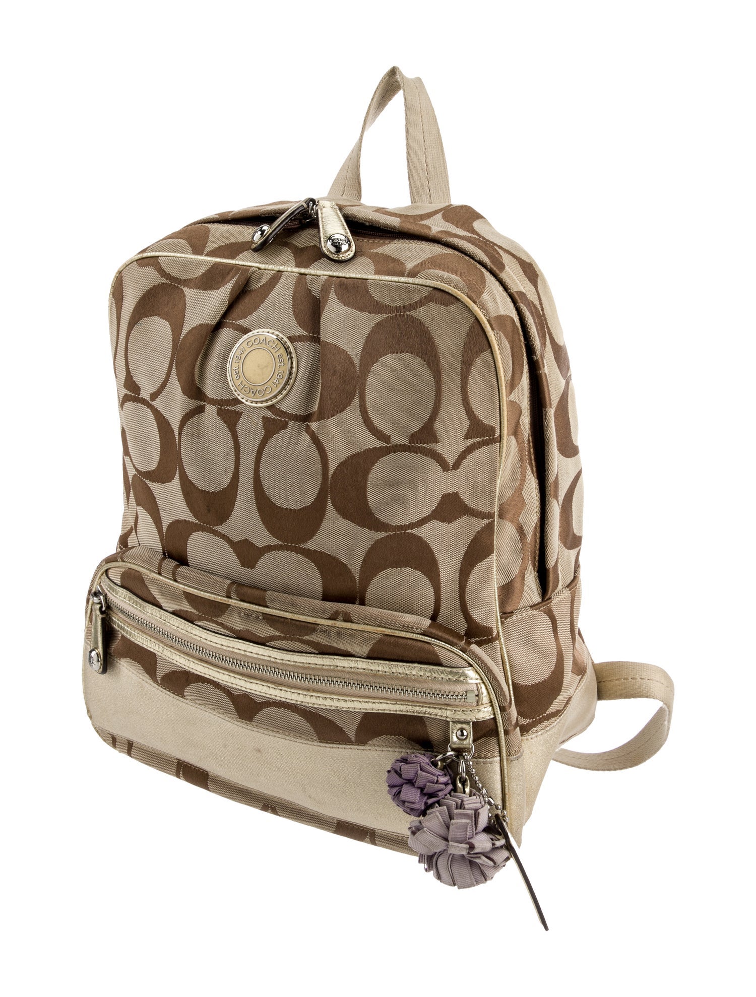 Coach Canvas Backpack