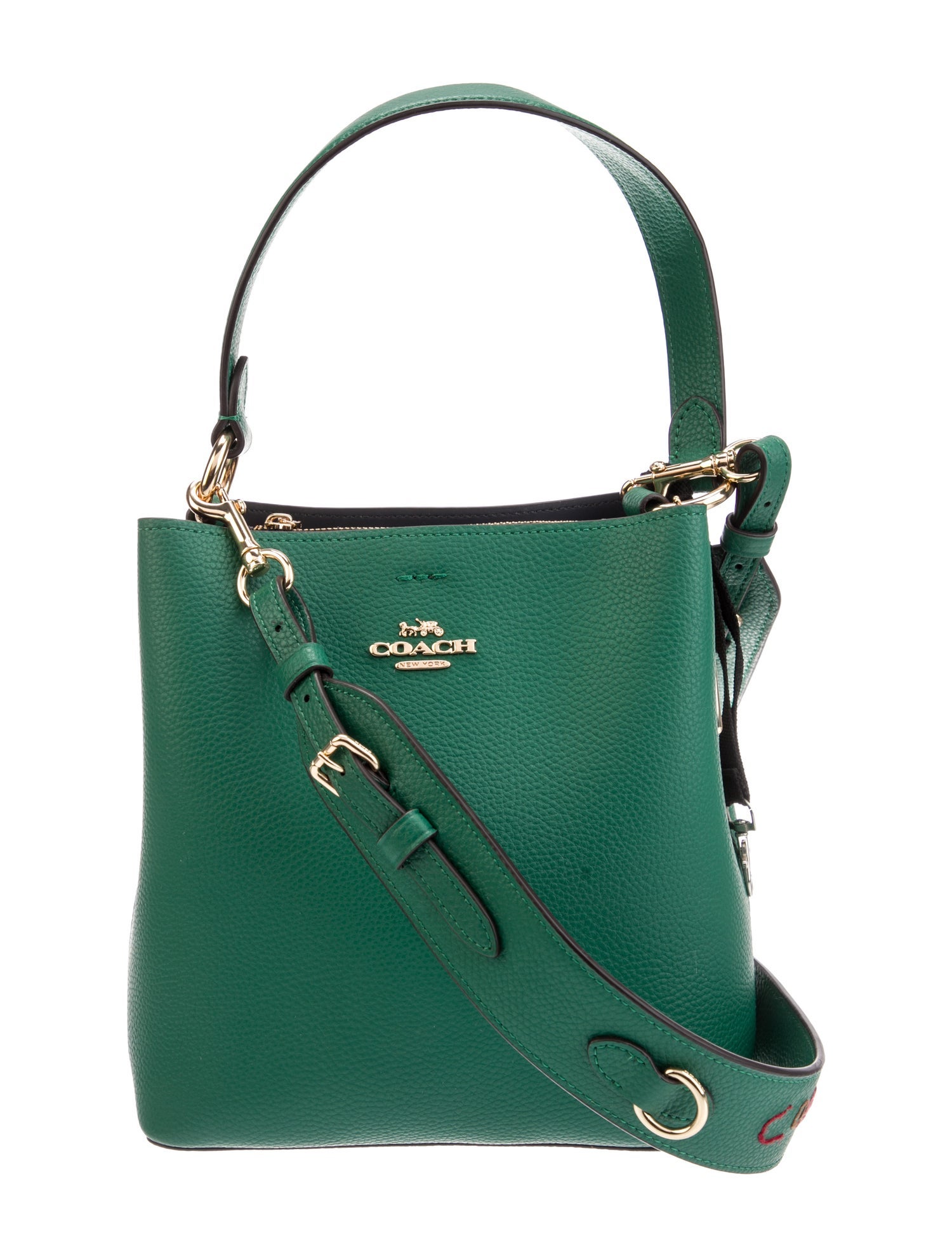 Coach Leather Bucket Bag