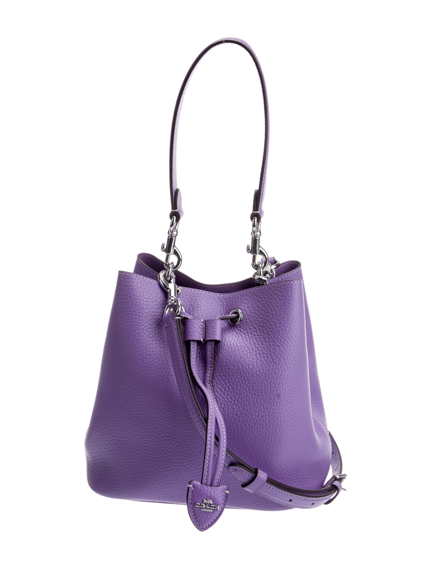 Coach Leather Bucket Bag