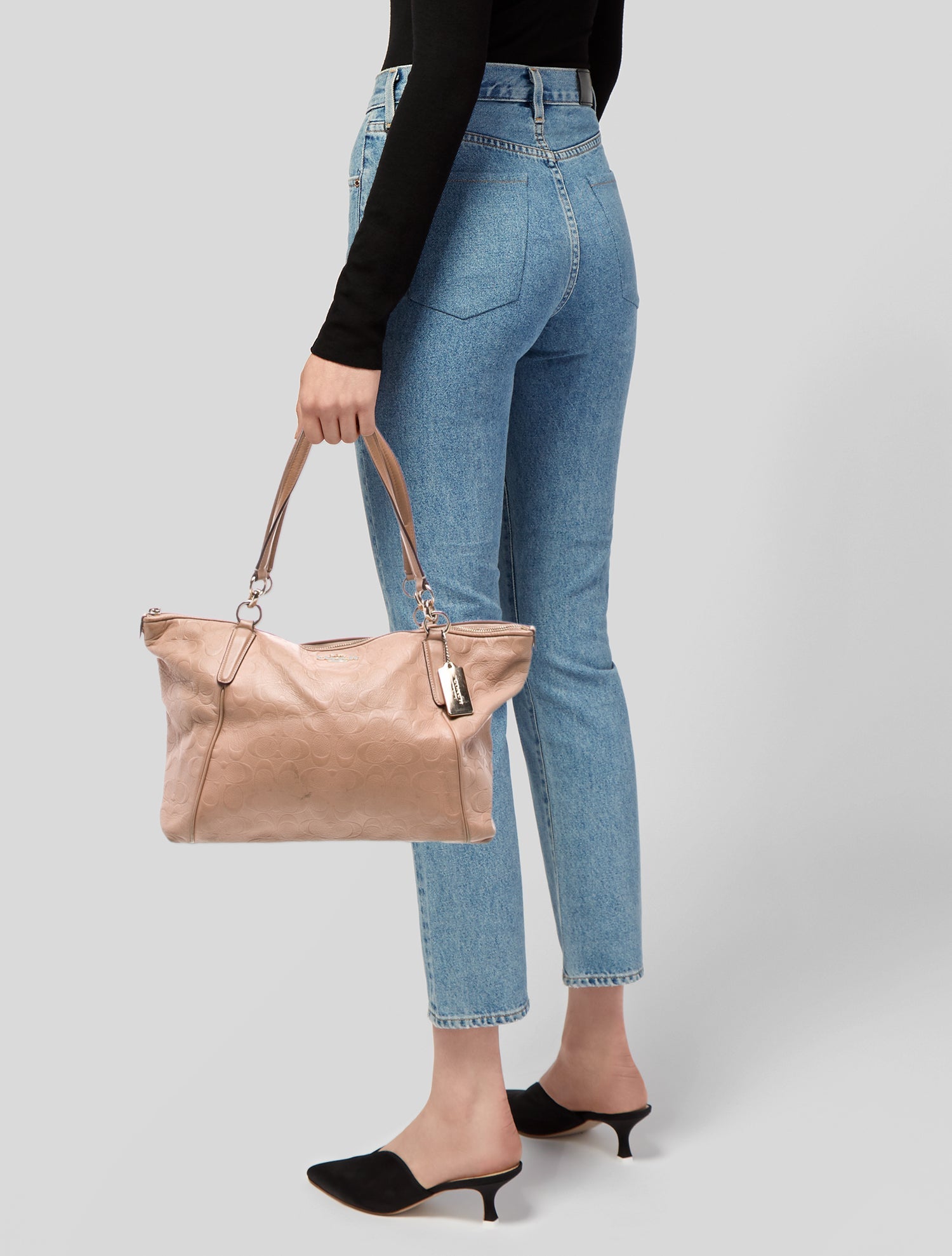 コーチ　ショルダーバッグ Coach Leather Shoulder Bag - Neutrals Totes, Handbags - CCH98503