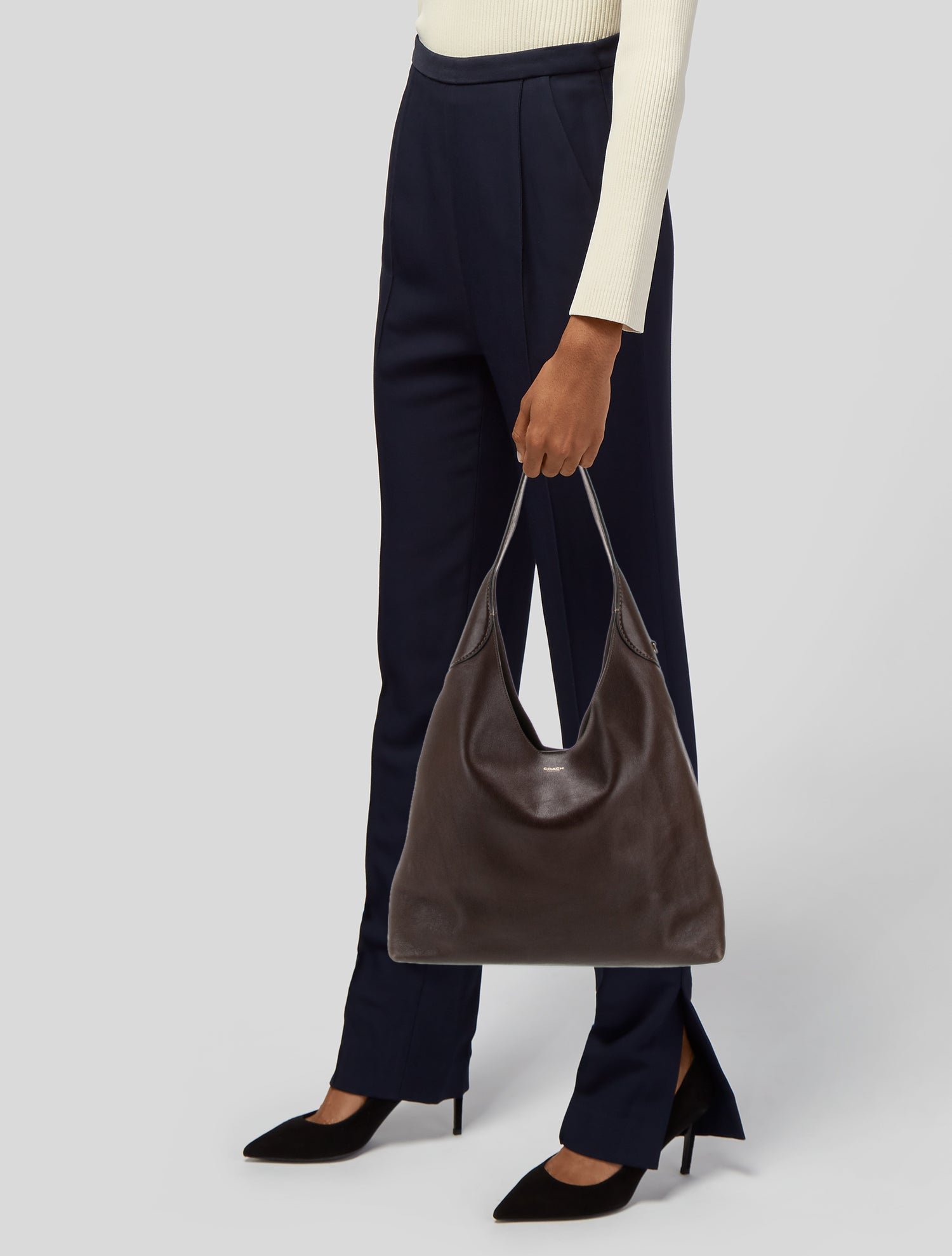 Coach Leather Shoulder Bag