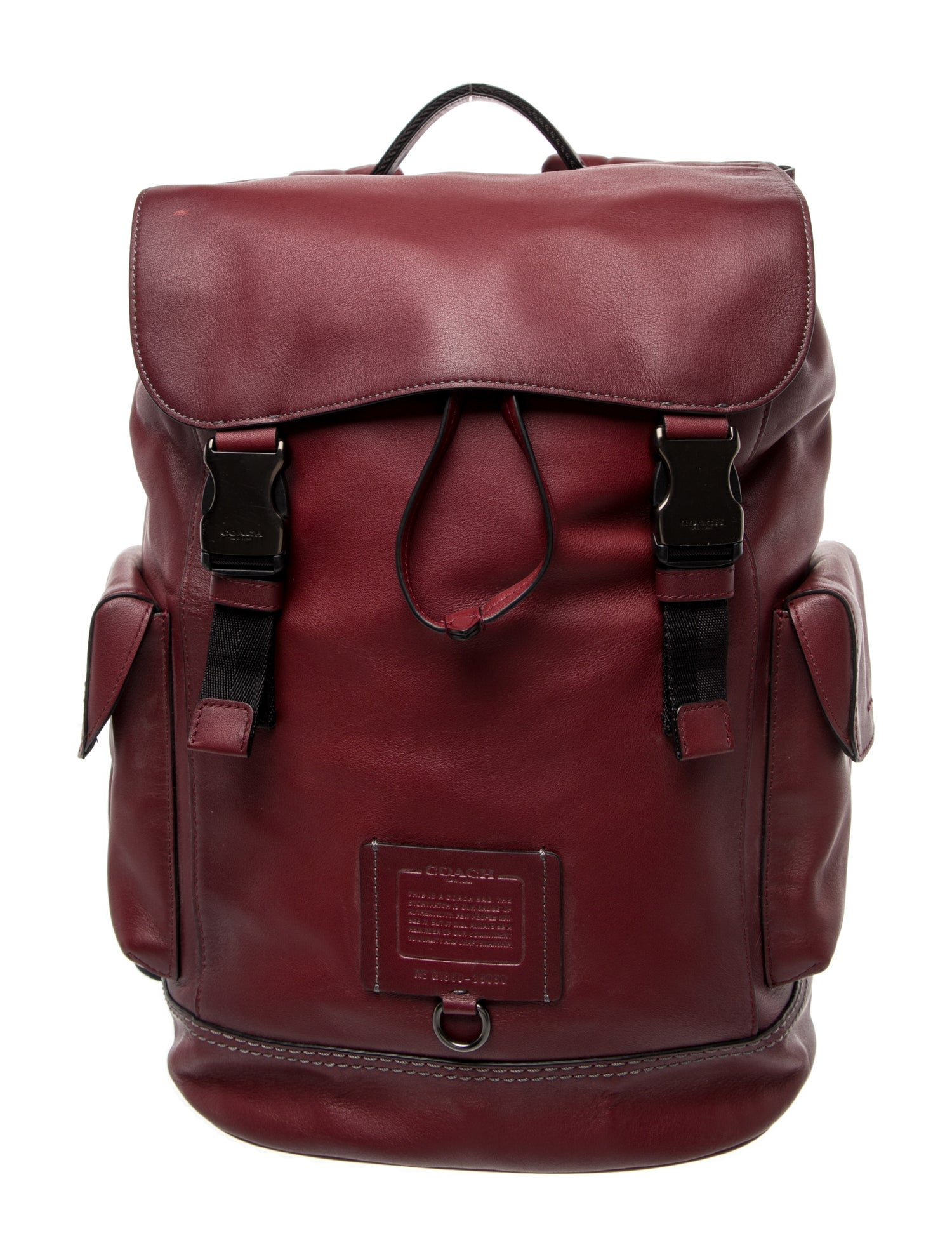 Coach Leather Backpack
