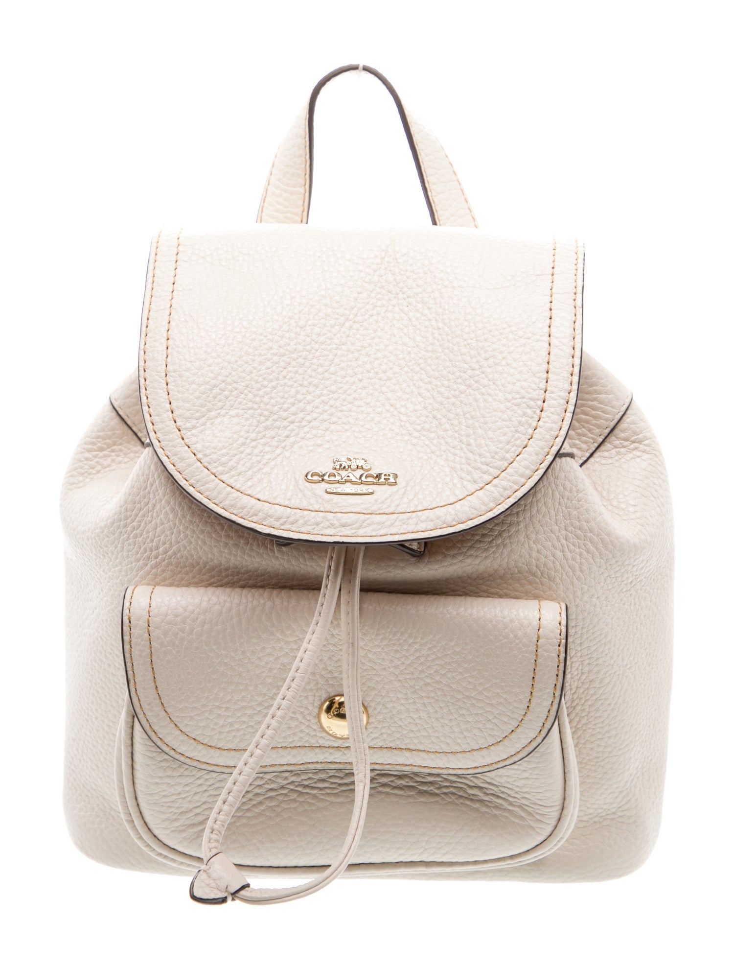 Coach Leather Backpack