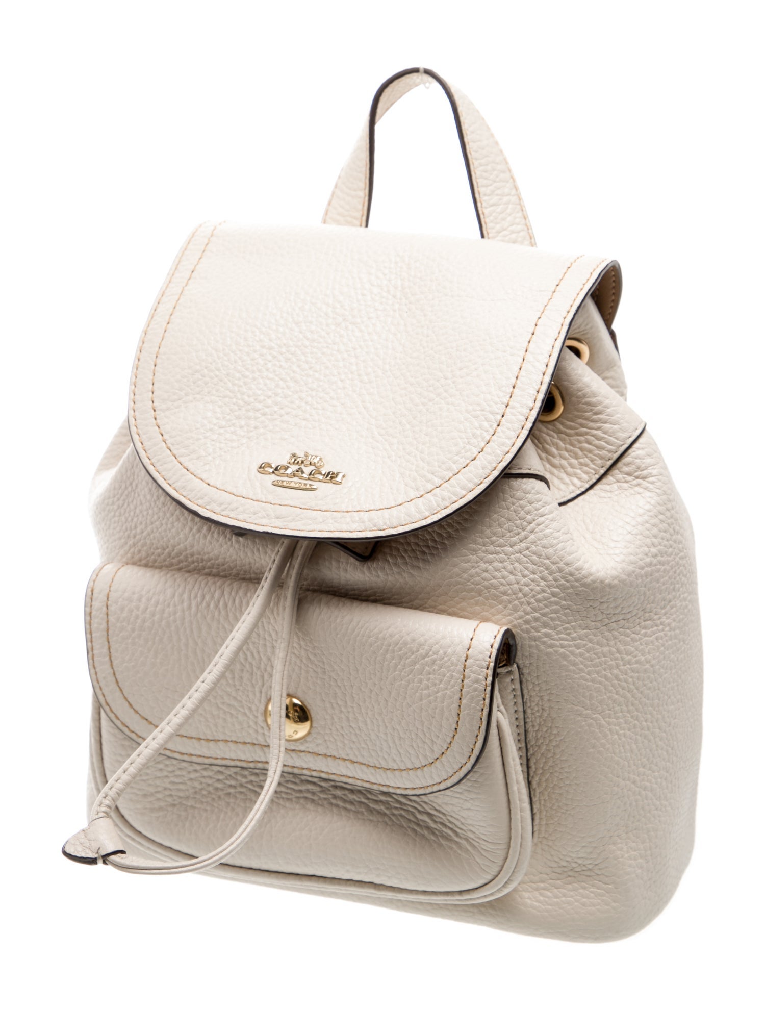 Coach Leather Backpack