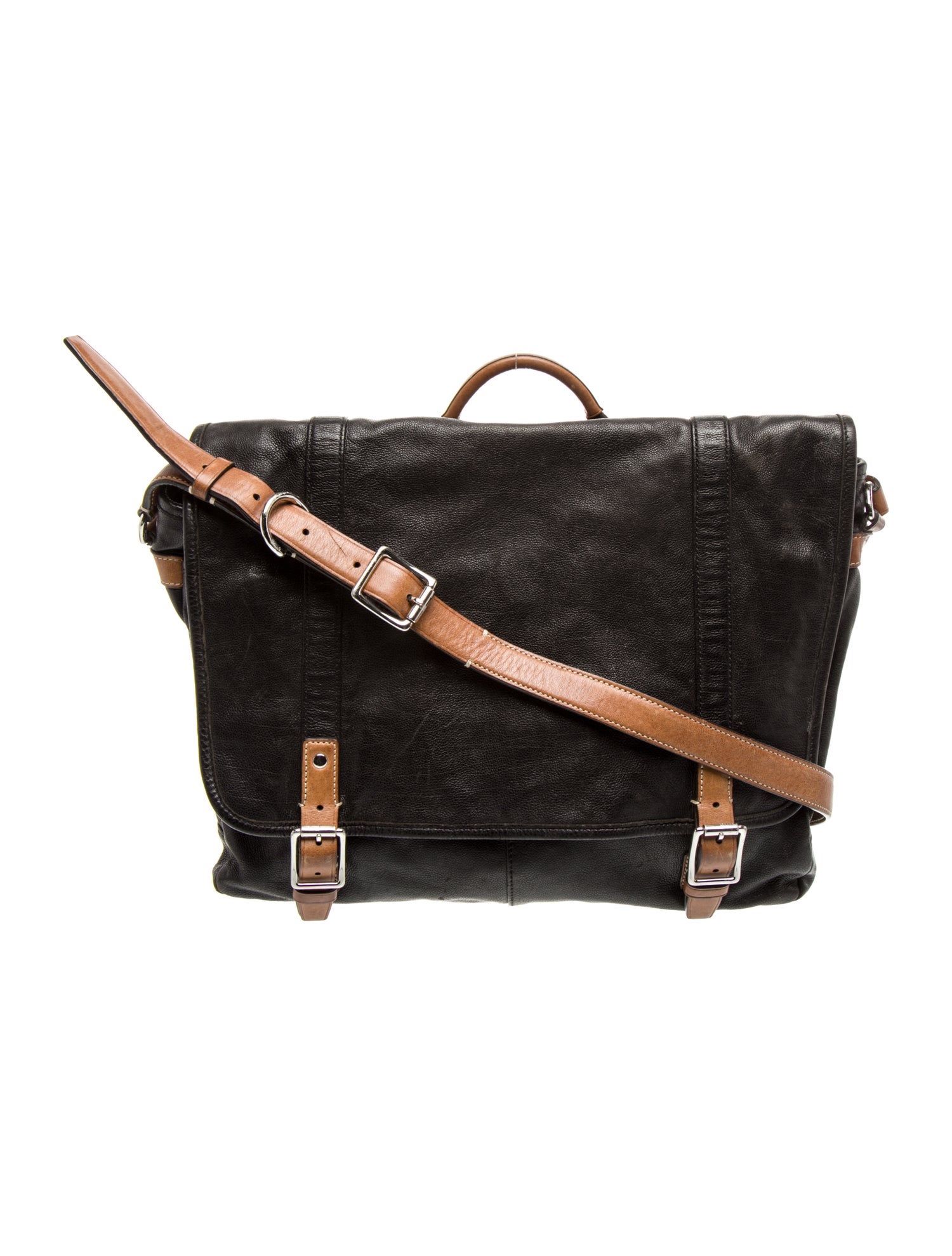 Coach Leather Messenger Bag